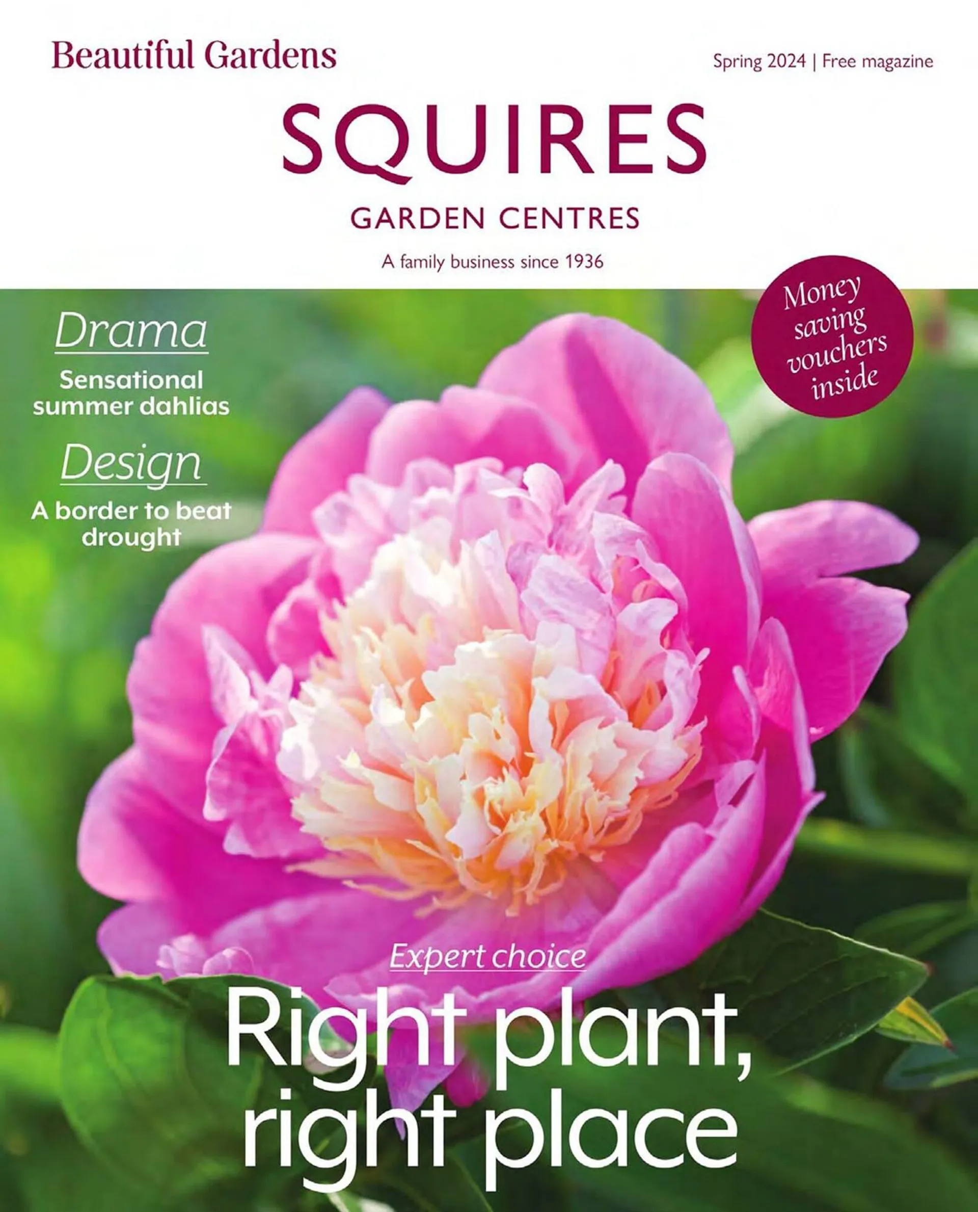Squires Garden Centres leaflet from 1 March to 31 May 2024 - Catalogue Page 1