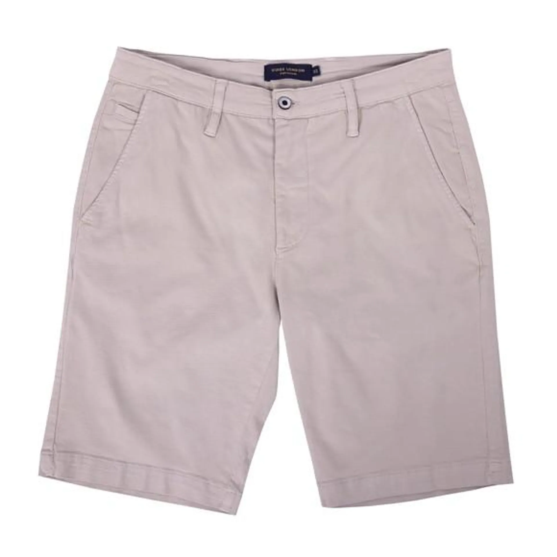 Mens Grey Chino Shorts