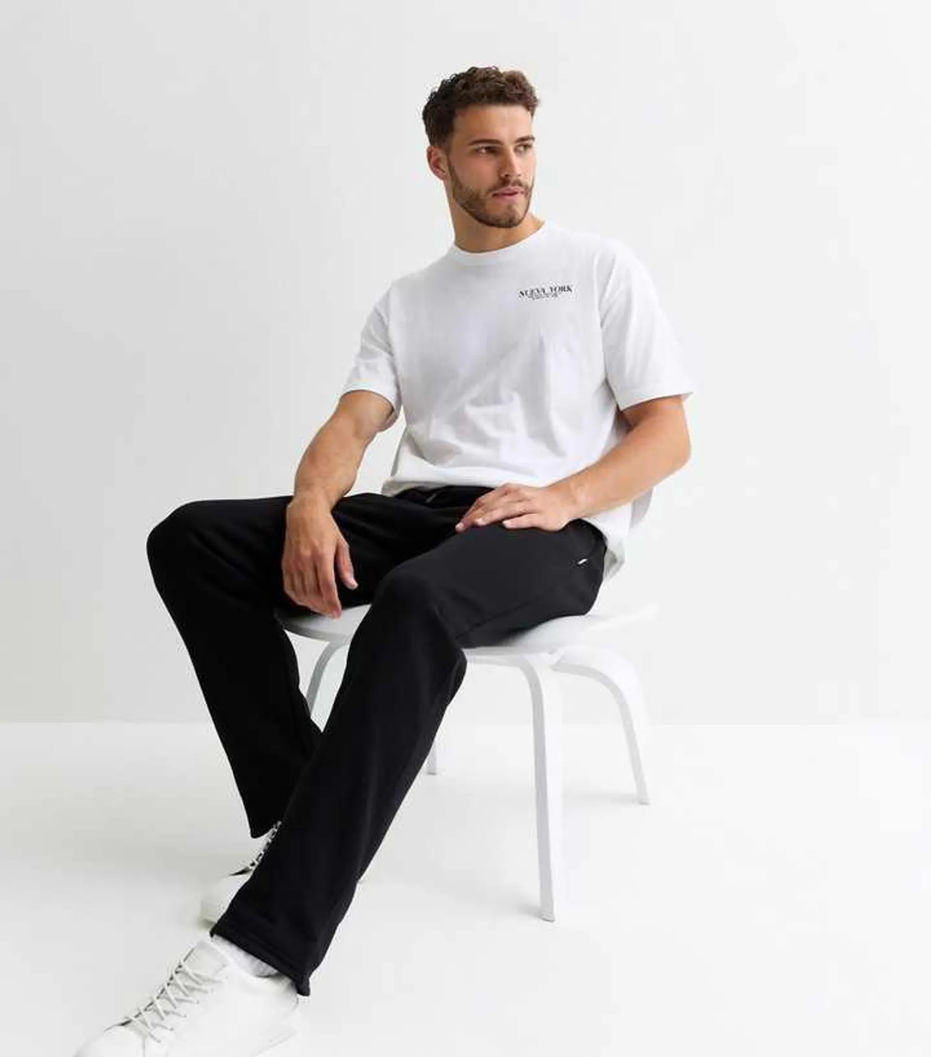 Jack & Jones Black Jersey Joggers