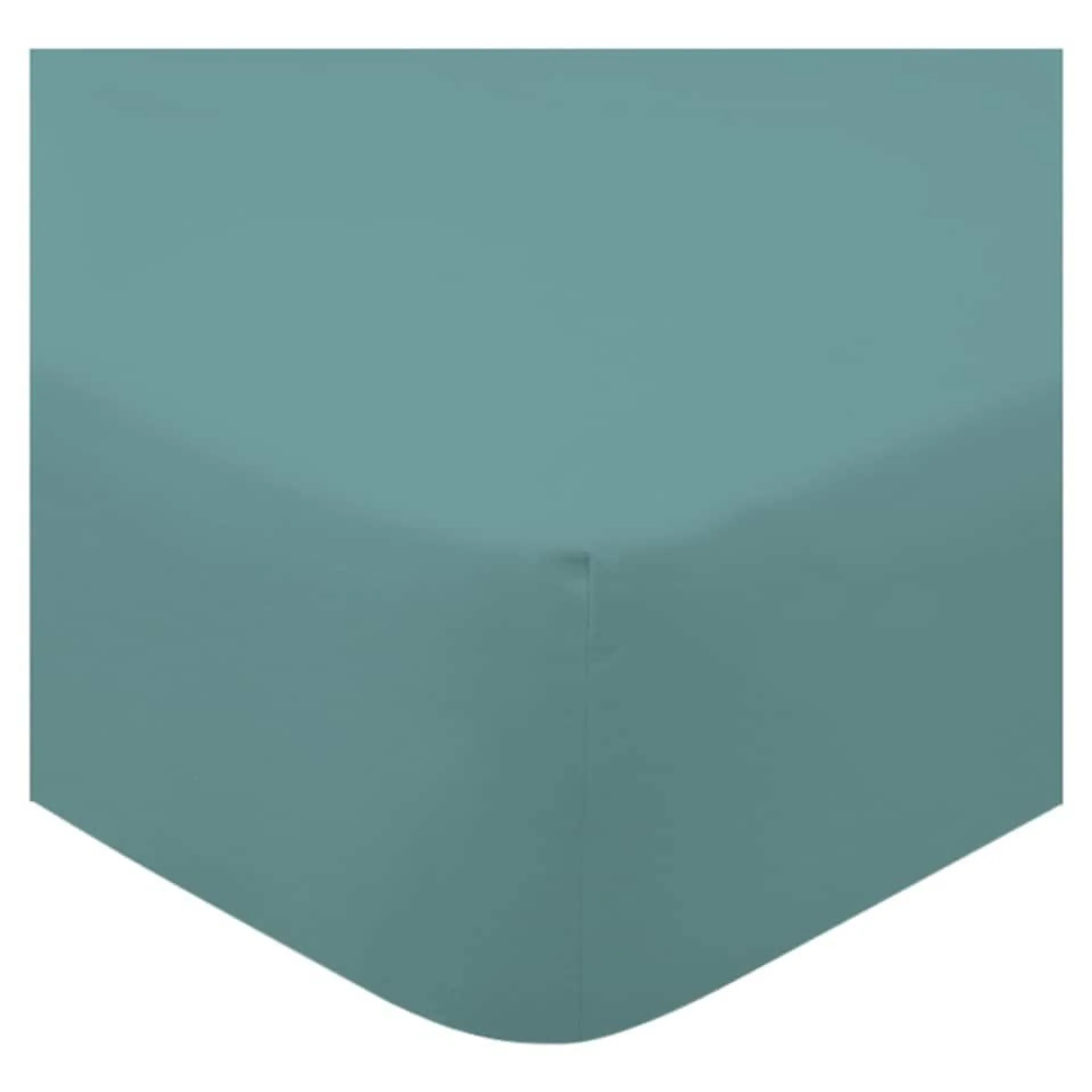 F&F Home Bedding 100% Cotton Marine Blue Fitted Sheet Double