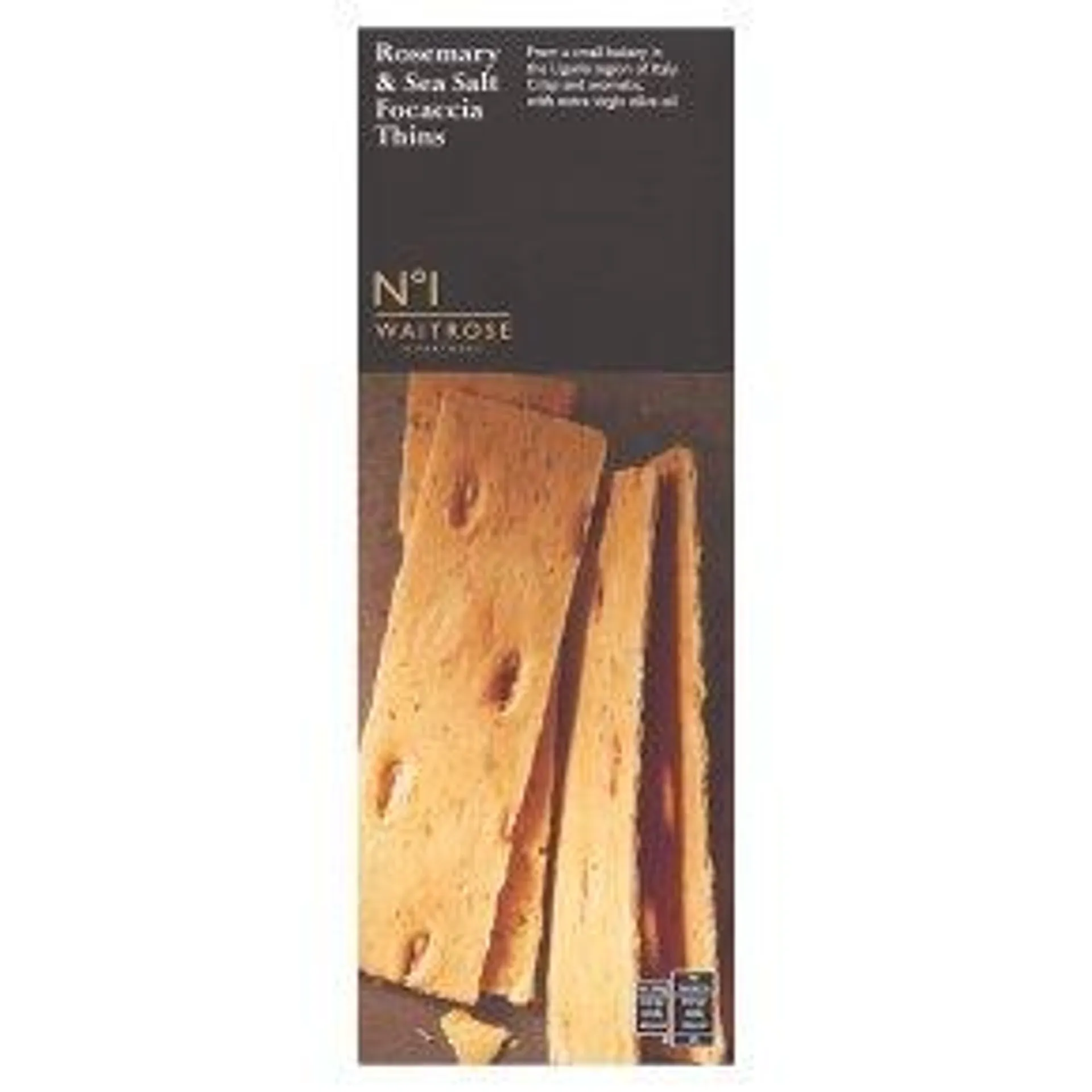 No.1 Italian Rosemary & Sea Salt Focaccia Thins