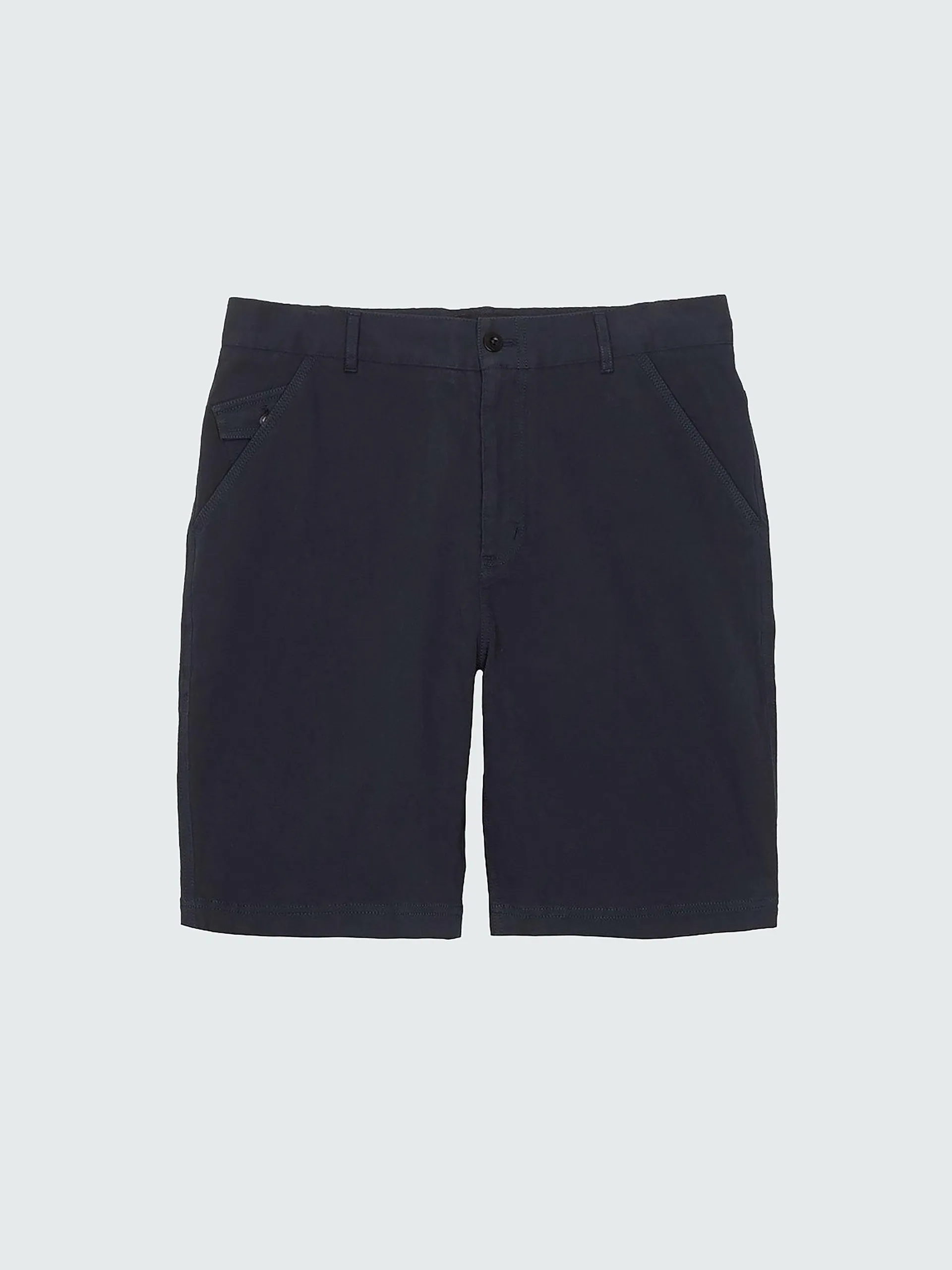 Organic cotton shorts in navy blue