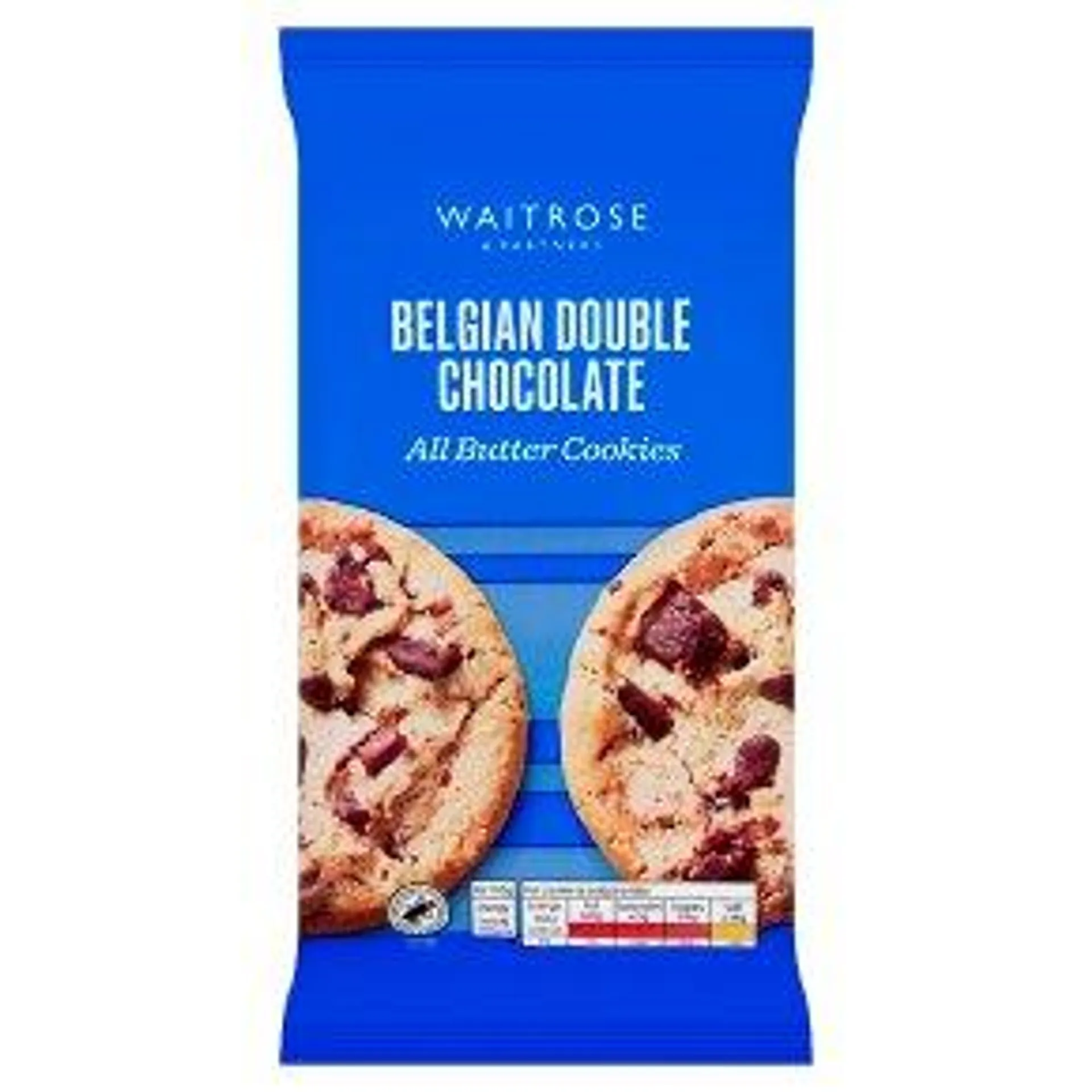 Waitrose Belgian Double Chocolate All Butter Cookies