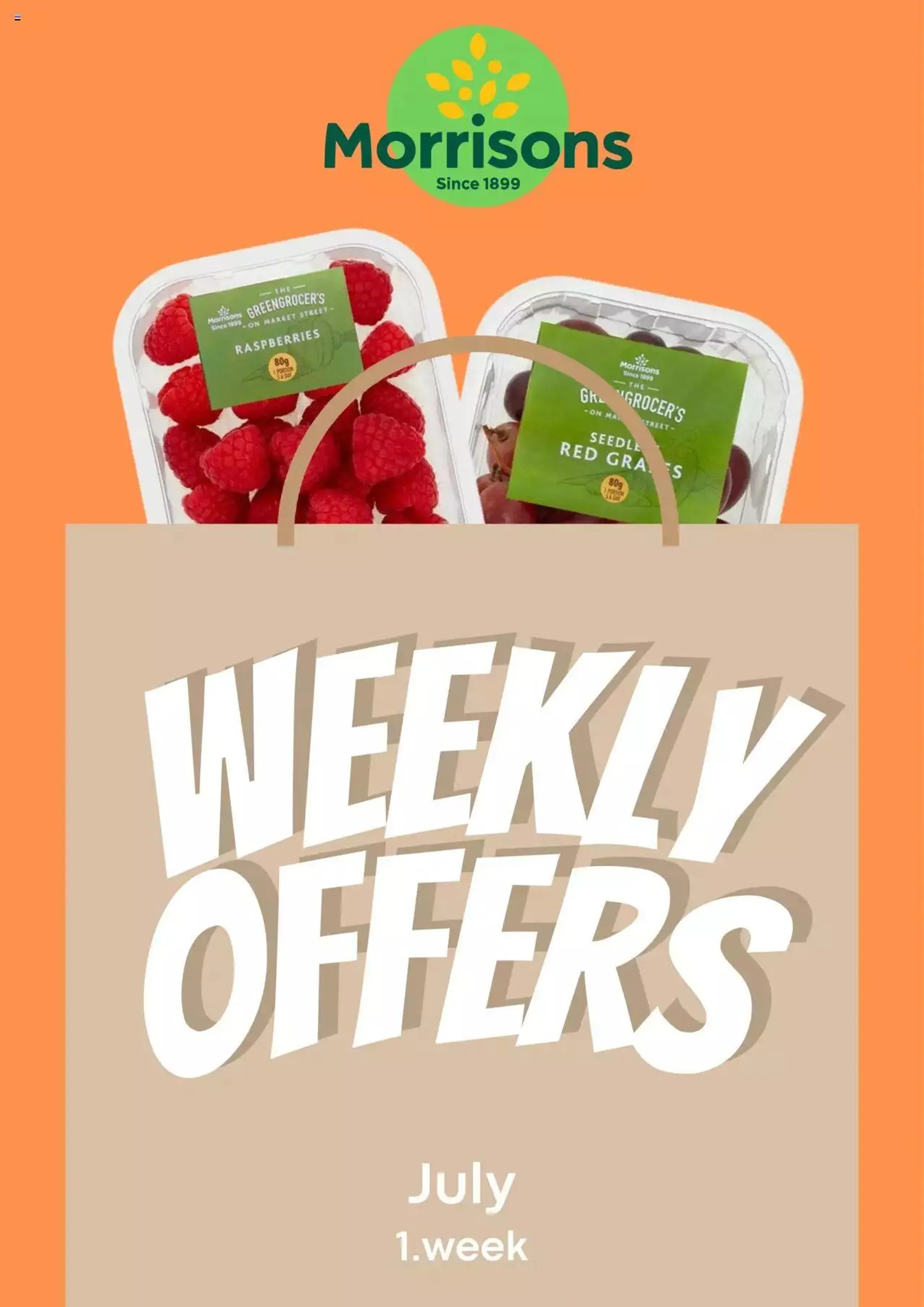 Morrisons - Weekly offers from 1 July to 31 December 2024 - Catalogue Page 1