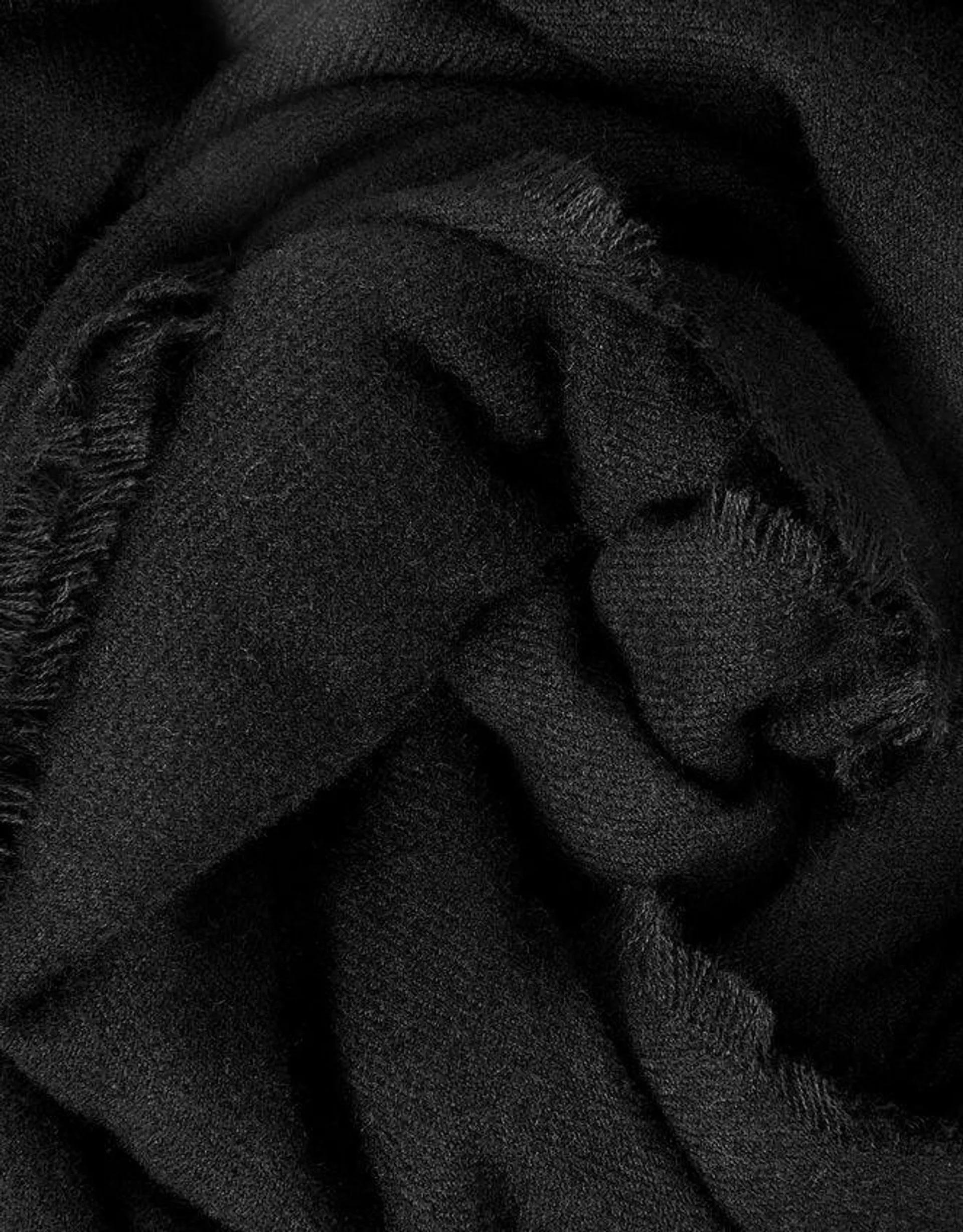 Grace Super-Soft Blanket Scarf Black
