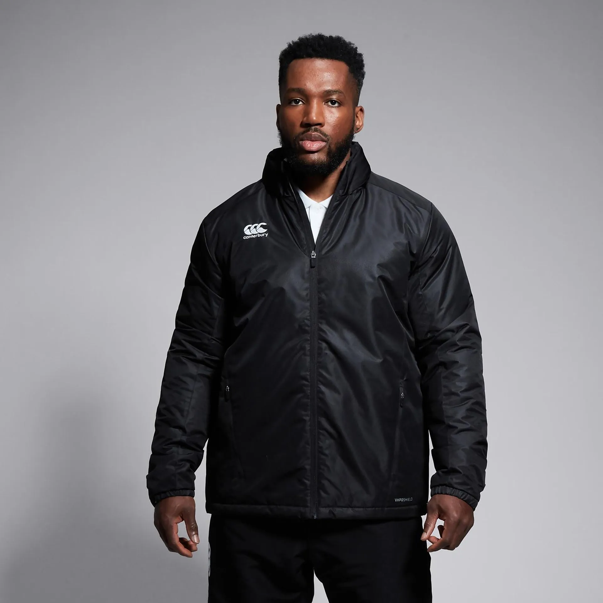 MENS CLUB VAPOSHIELD STADIUM JACKET BLACK