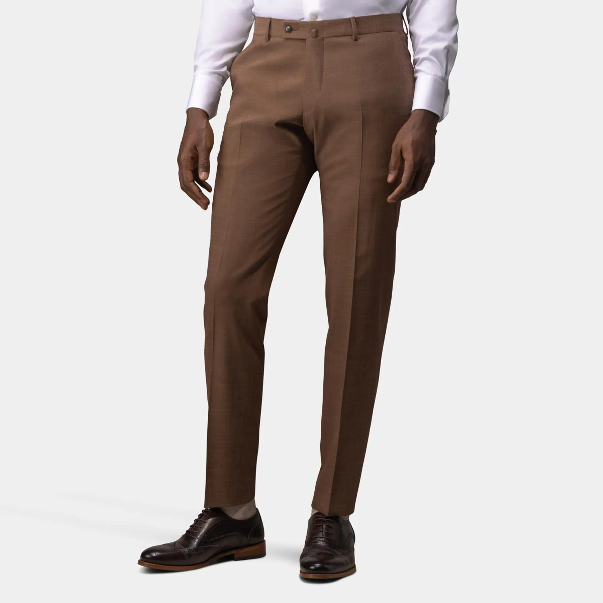 Light brown suit pants