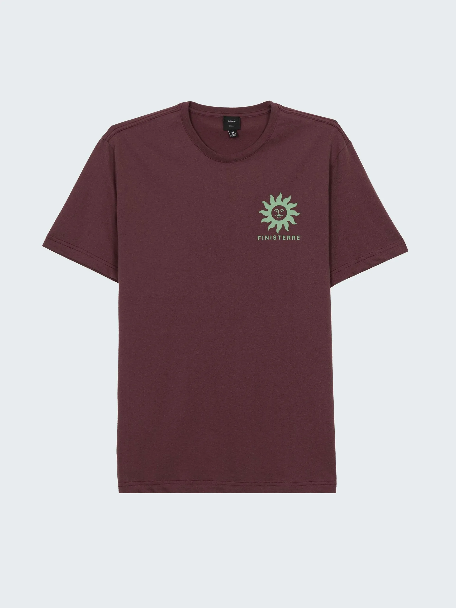 Super-soft organic cotton t-shirt in fig leaf green