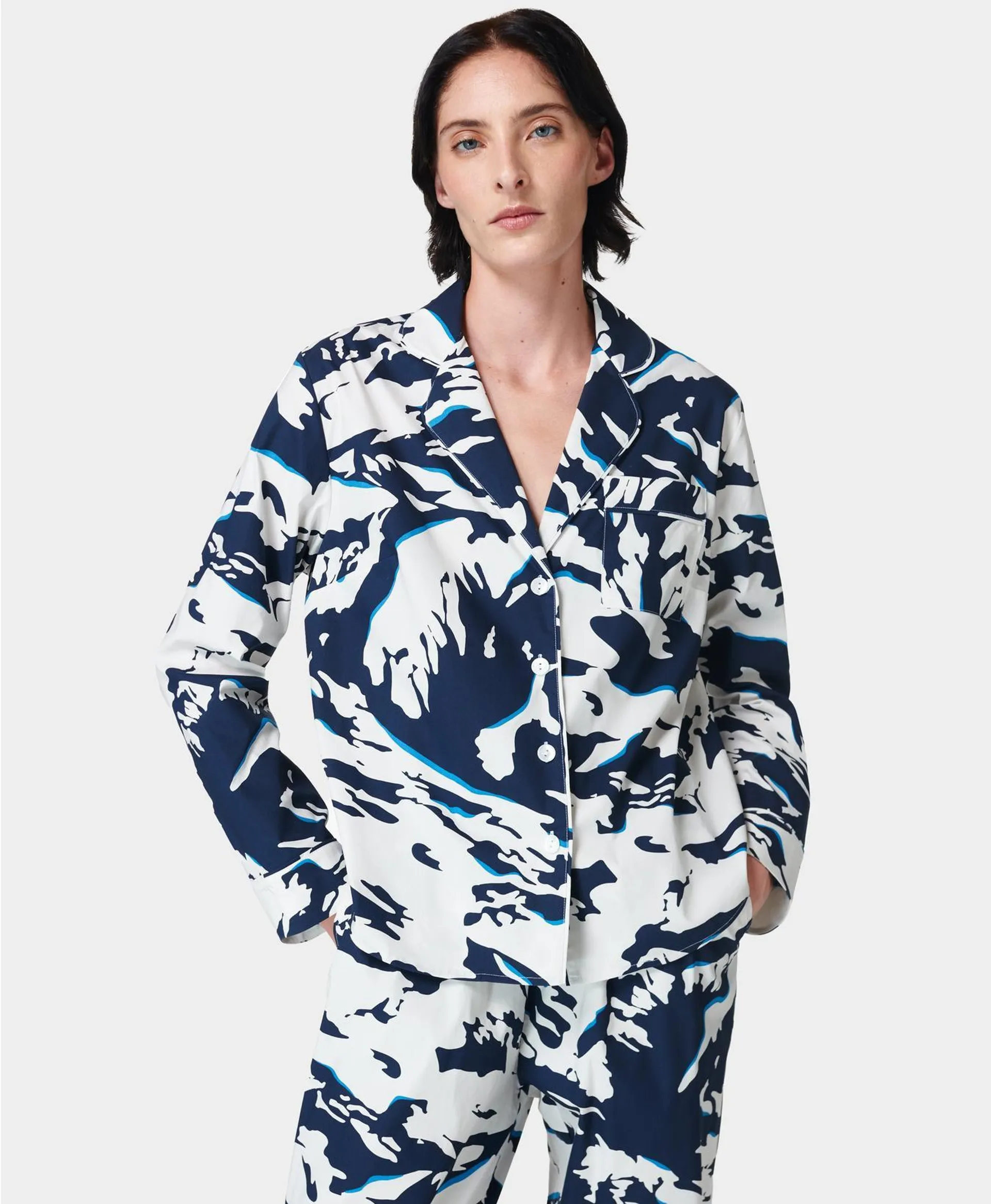 Restful Sleep Long Sleeve Pyjama Shirt Powered by Brrr °