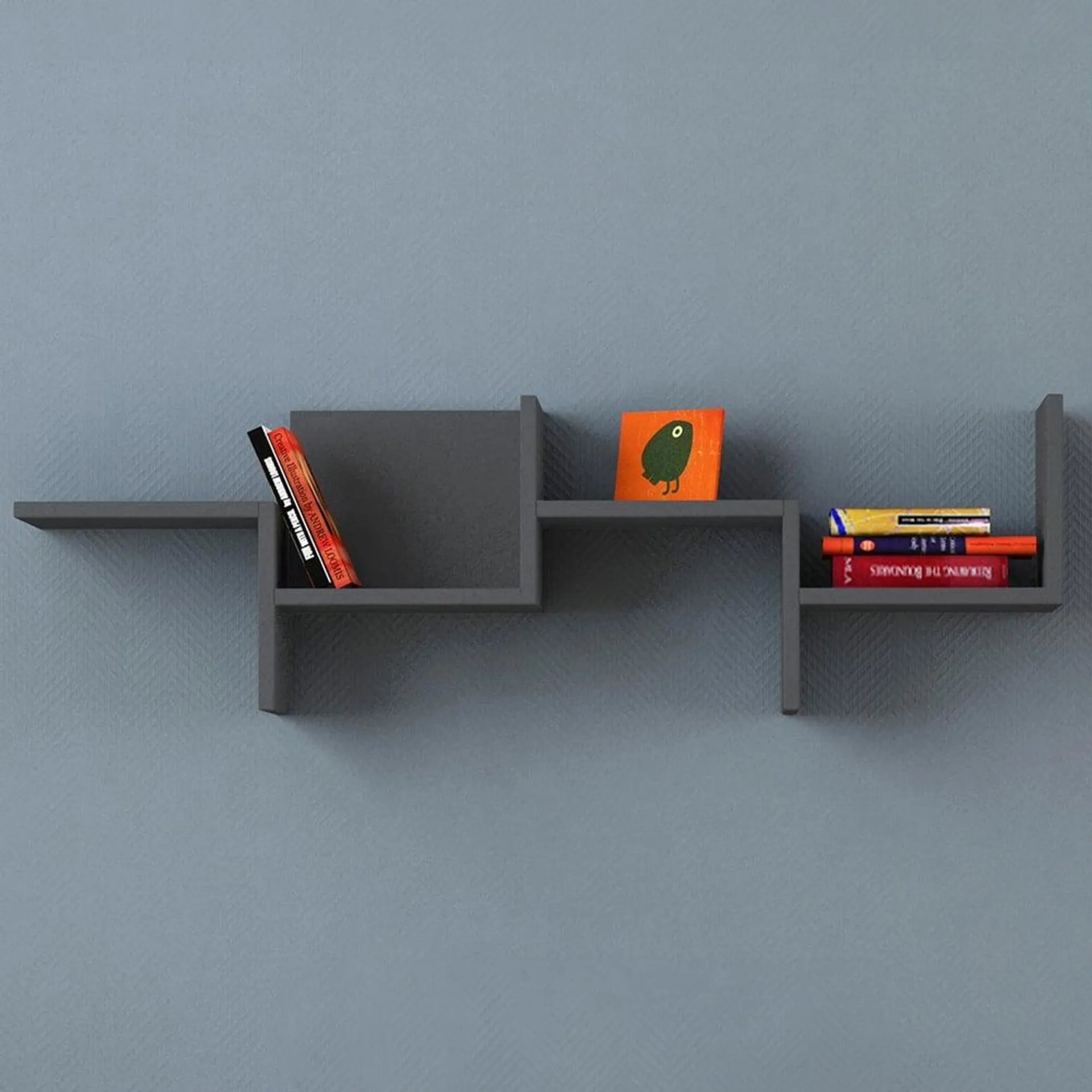 Decortie Rako 115cm Anthracite Floating Shelf