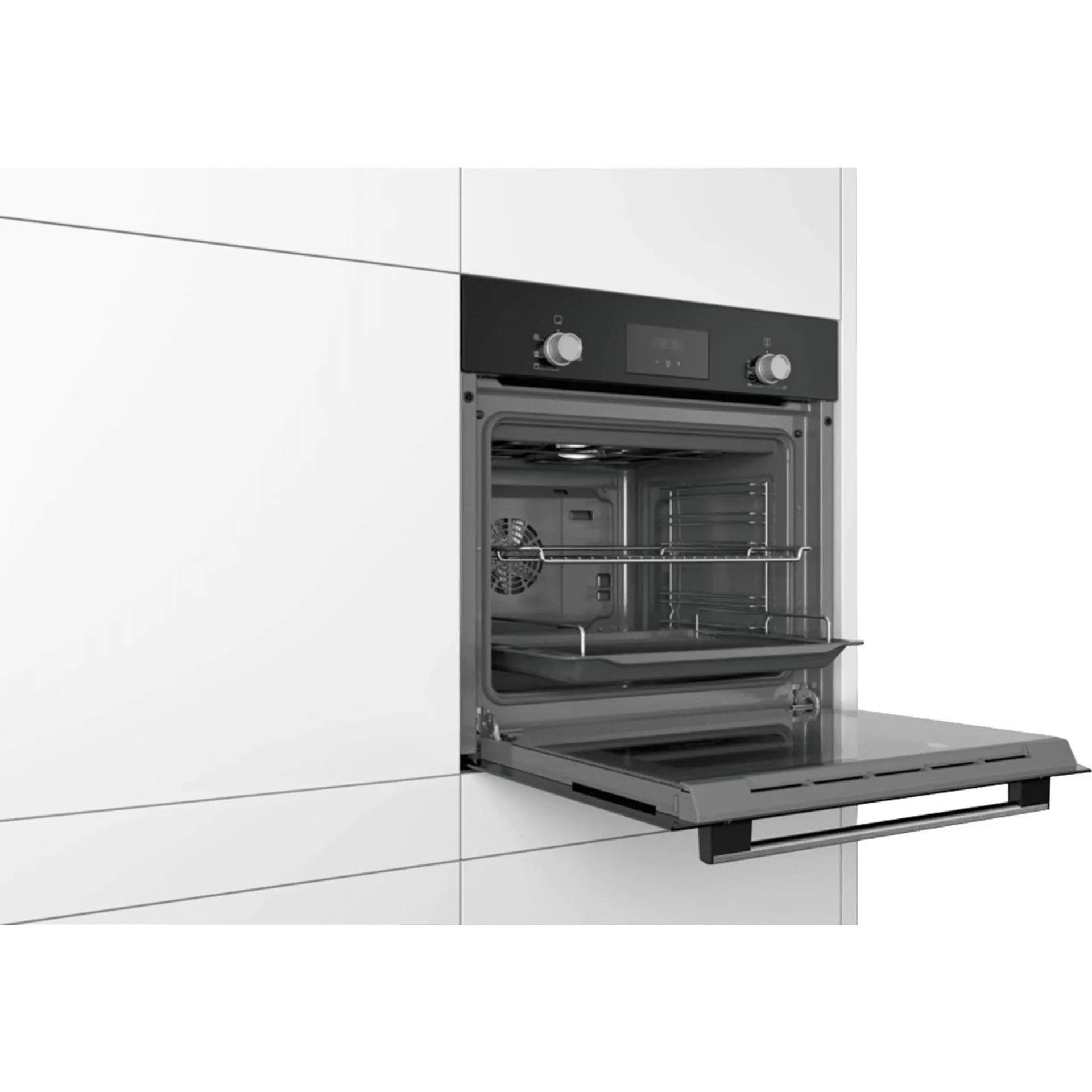 Bosch Series 2 HHF113BA0B Built In Electric Single Oven - Black - A Rated