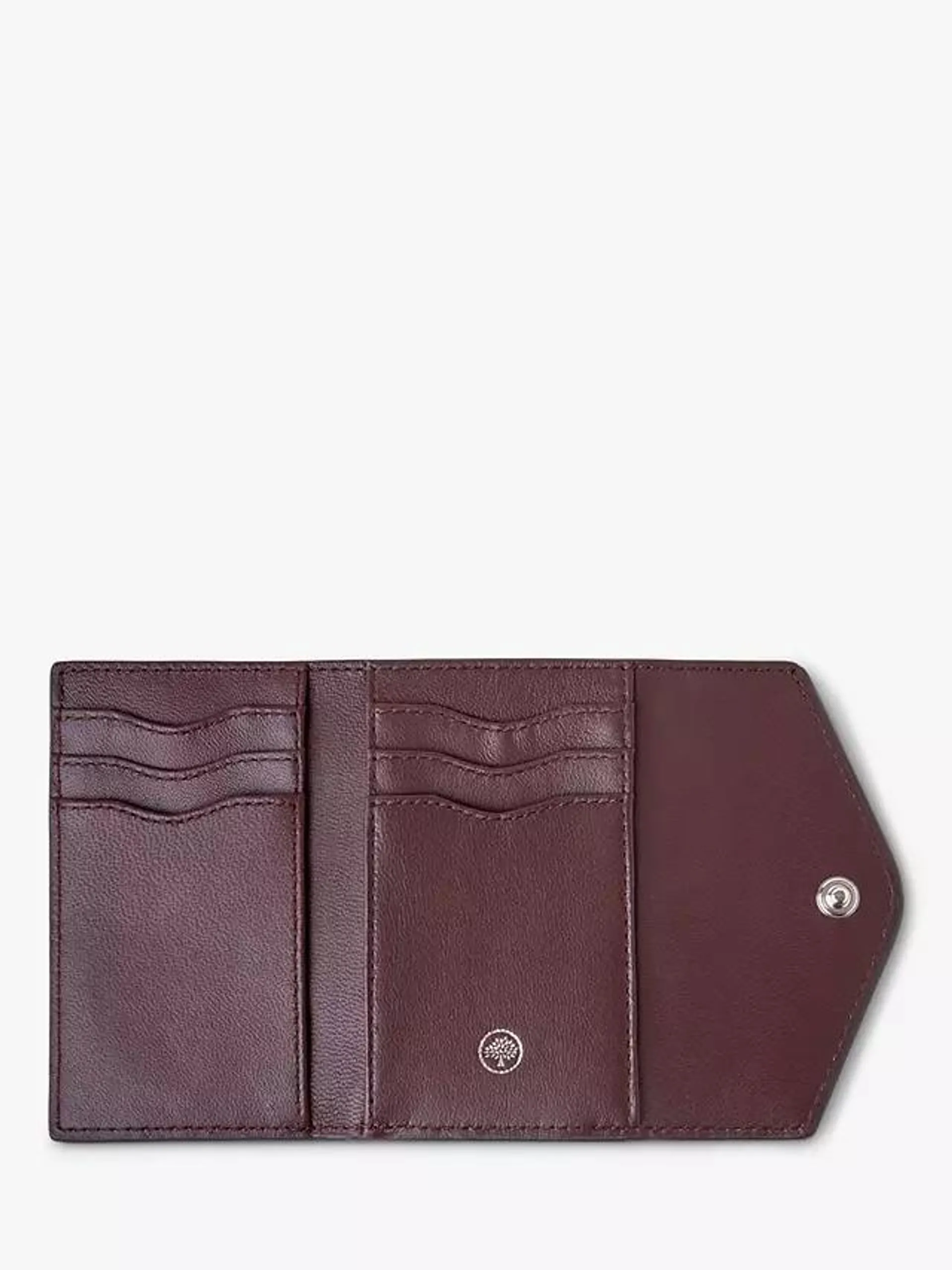 Folded Multi-Card Micro Classic Grain Leather Wallet