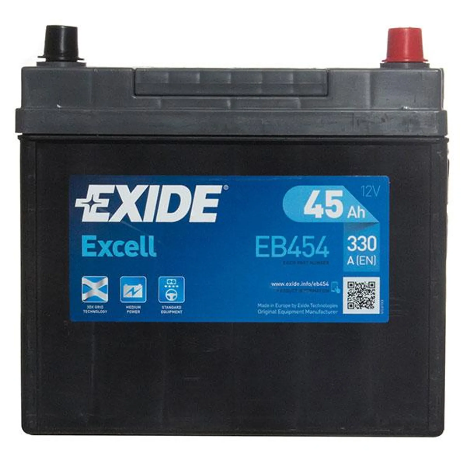 Exide Car Battery 158 - 3 Year Guarantee