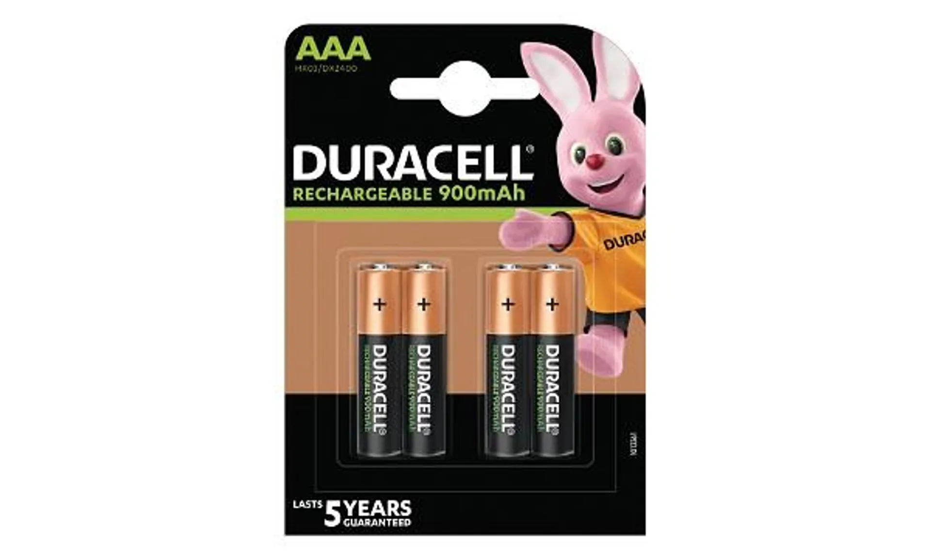 Duracell Rechargeable AAA 4 Pack 900mAh