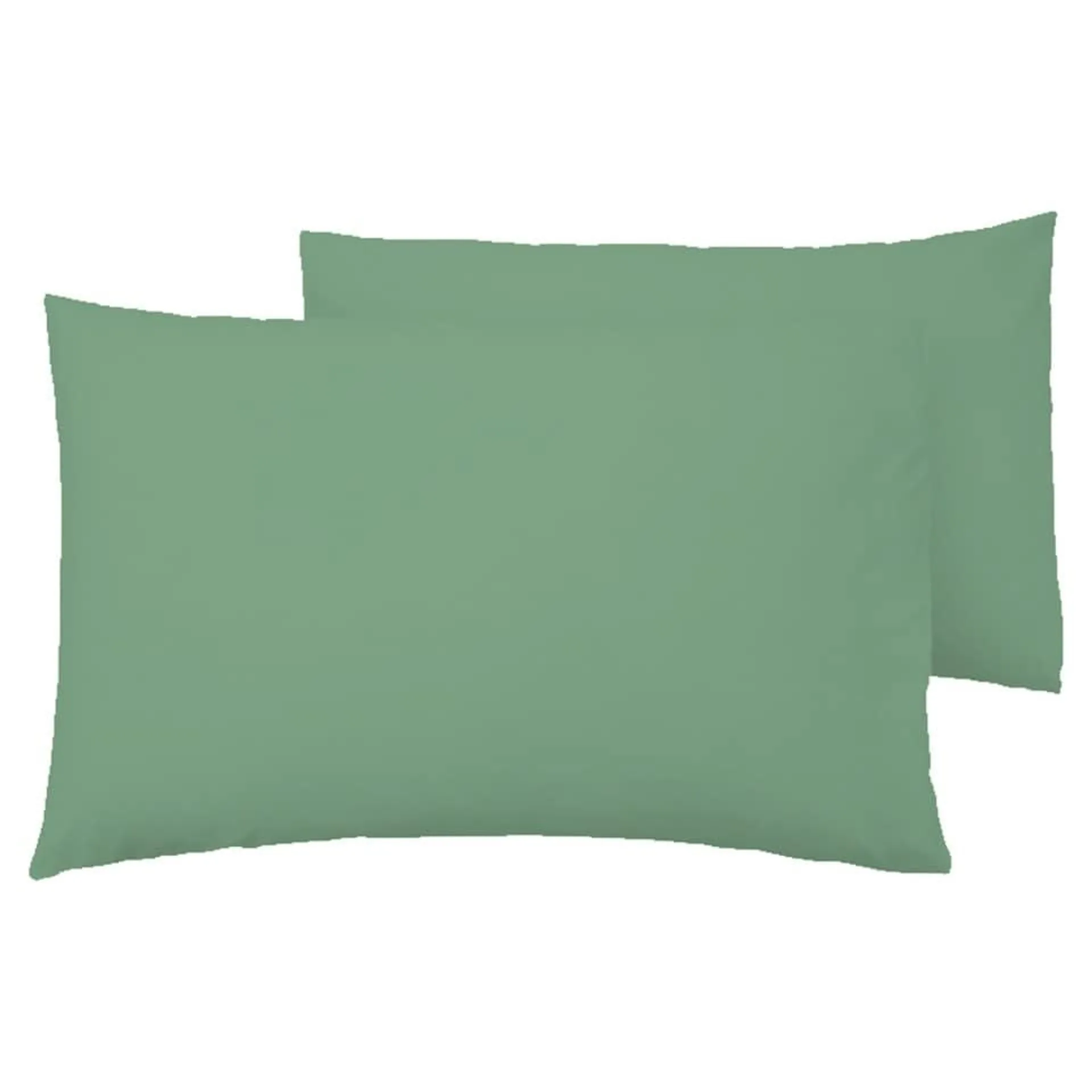 F&F Home Bedding Supersoft Green Pillow Case Pair