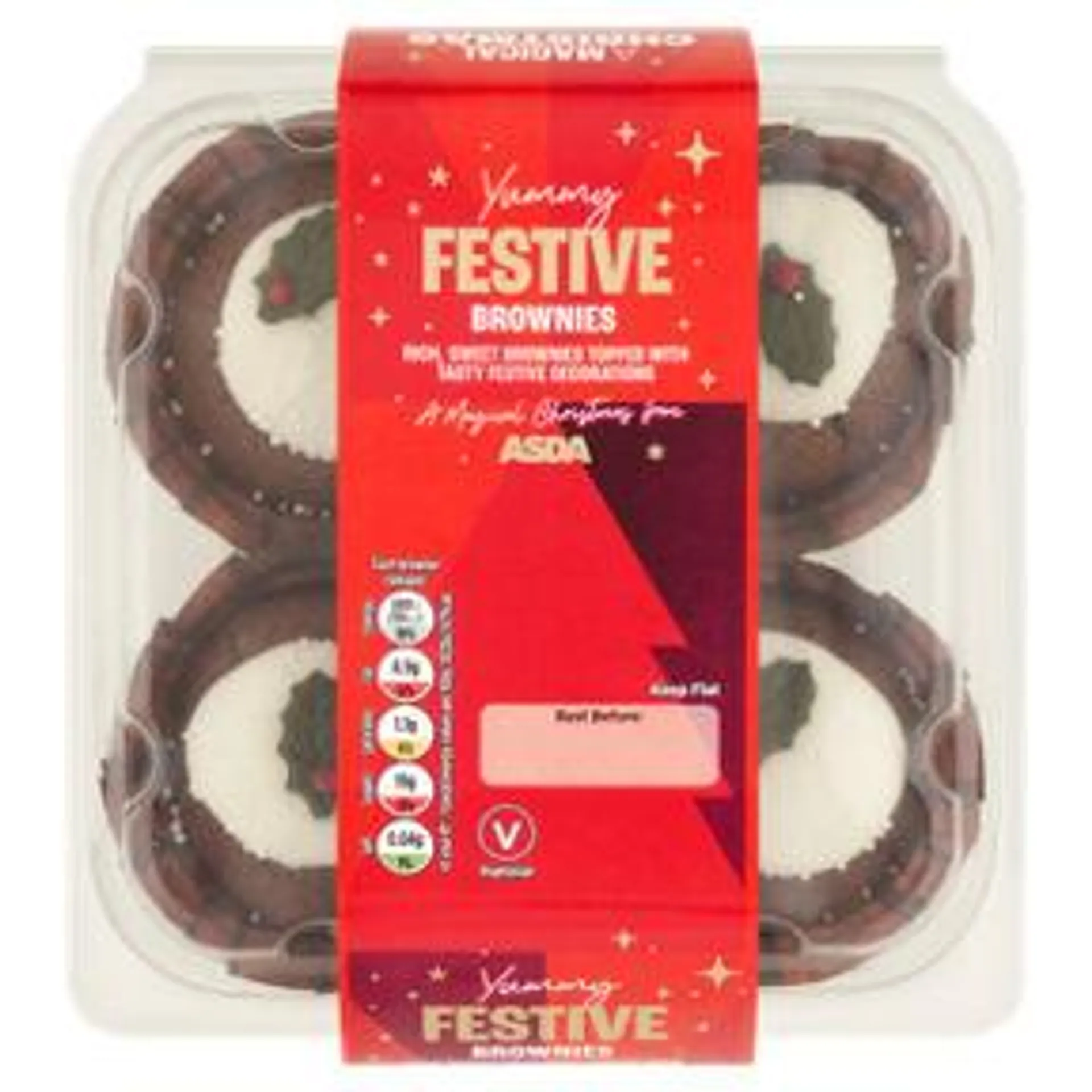 ASDA Yummy Festive Brownies