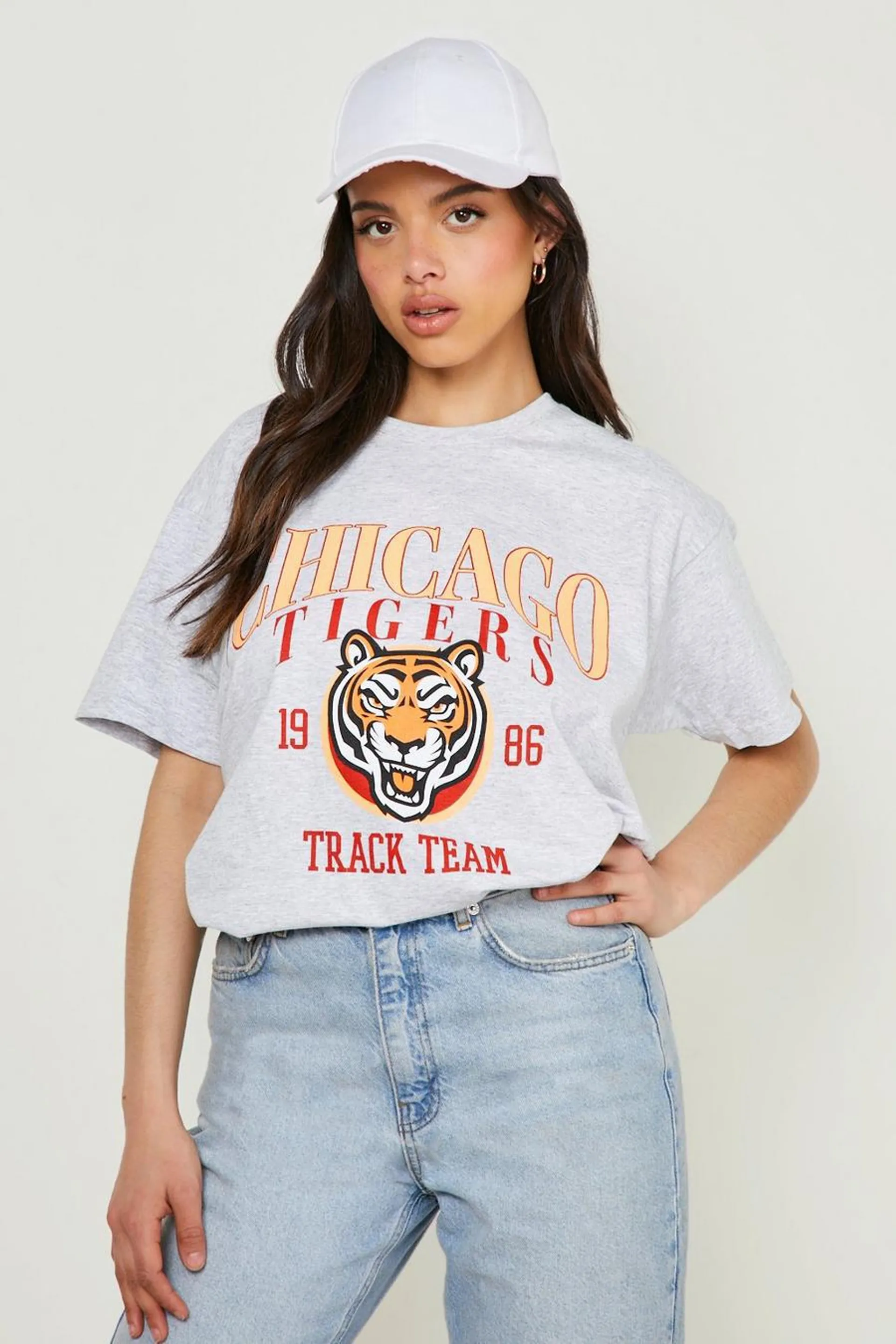 Chicago Tigers Printed Oversized T-shirt