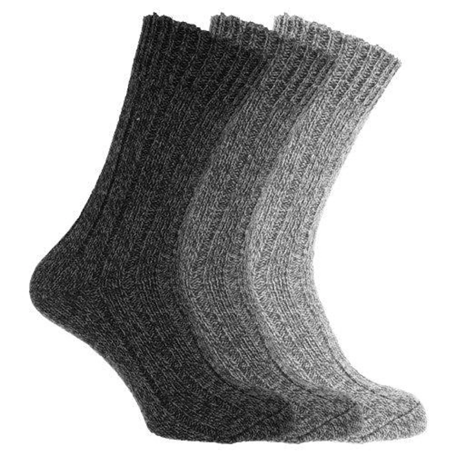 Mens Wool Blend Boot Socks (Pack Of 3)