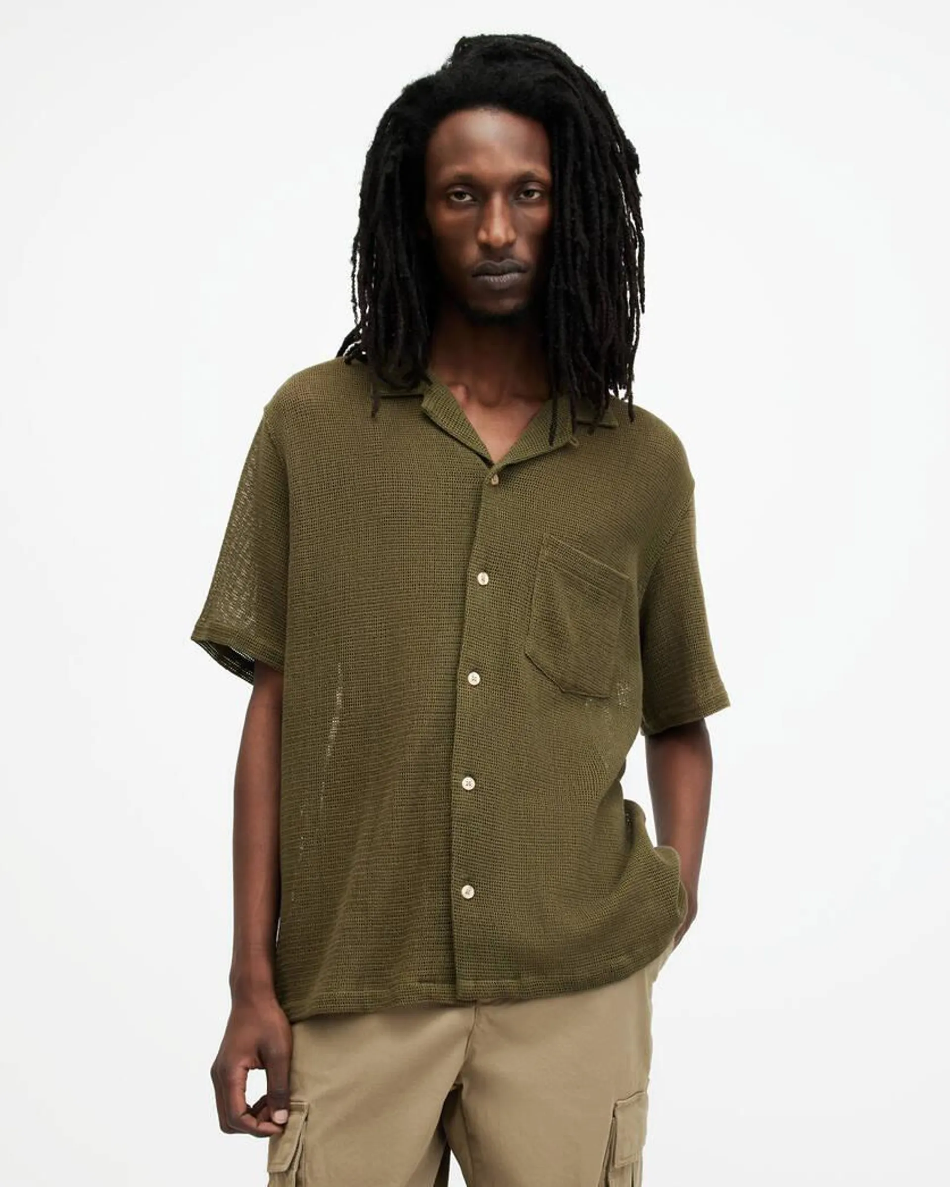 Sortie Textured Relaxed Fit Shirt