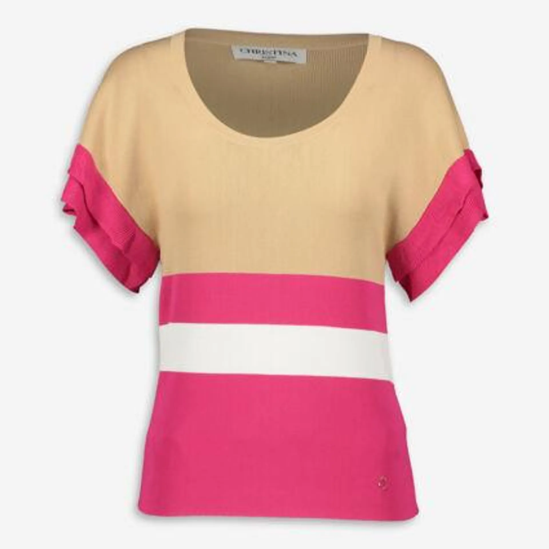 Pink Contrast Jumper