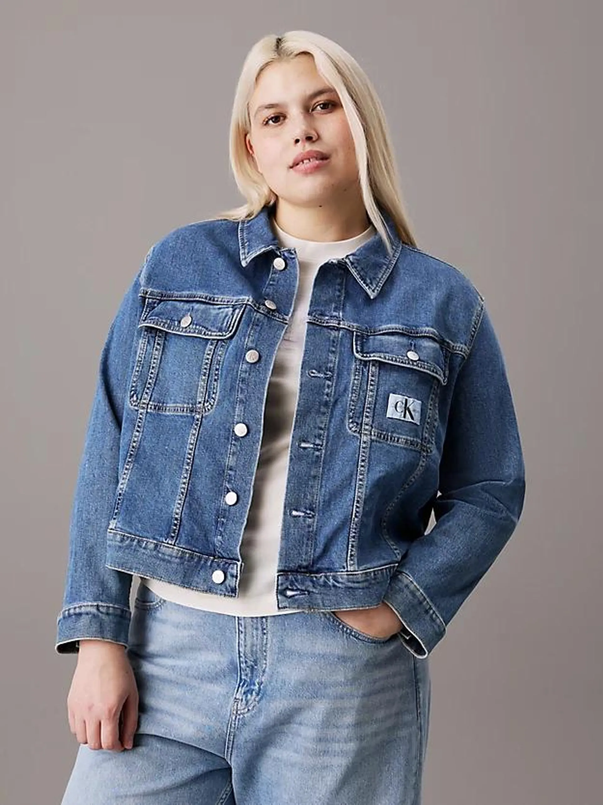 Plus Size 90's Denim Jacket