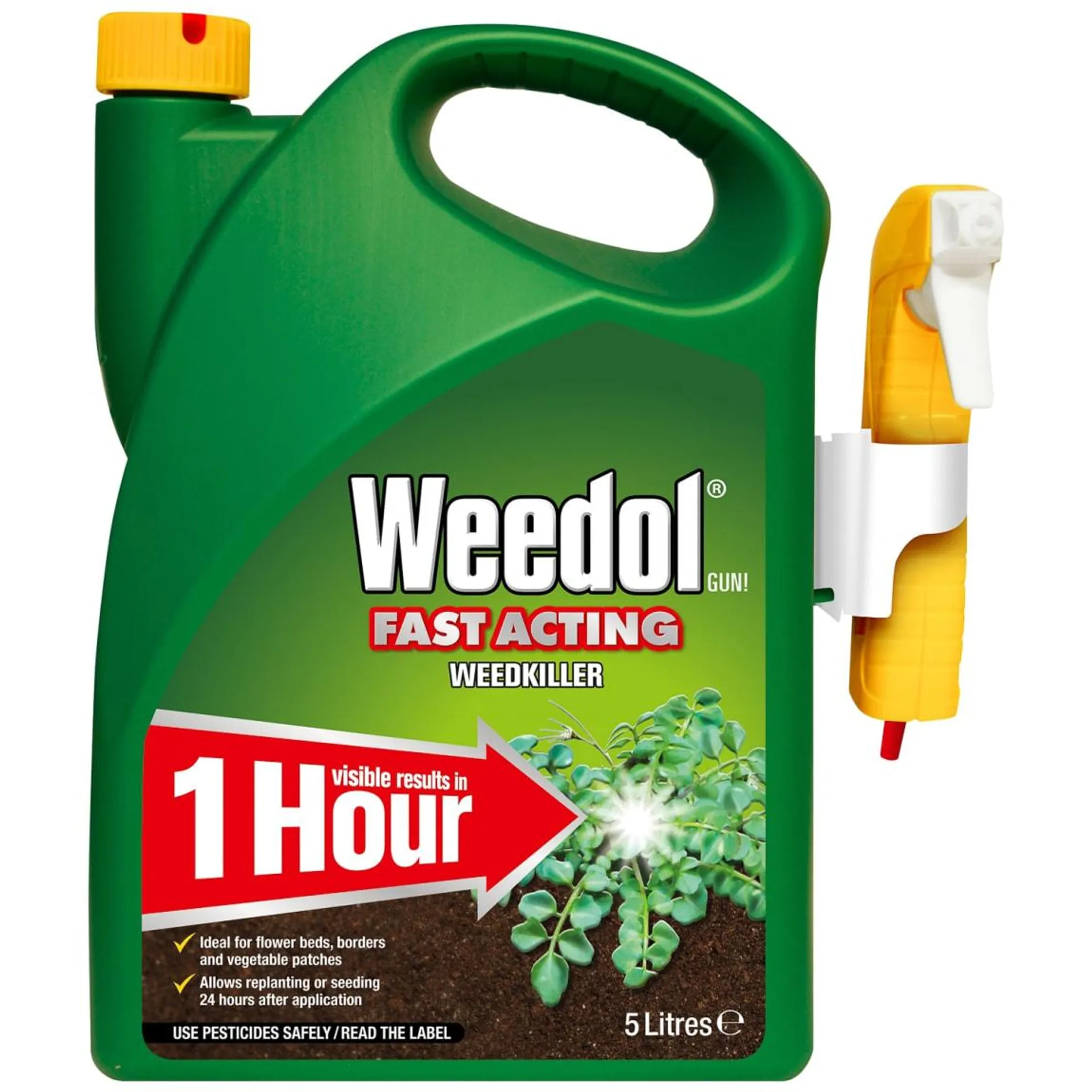 Weedol Gun! Fast Acting Weed Killer 5L