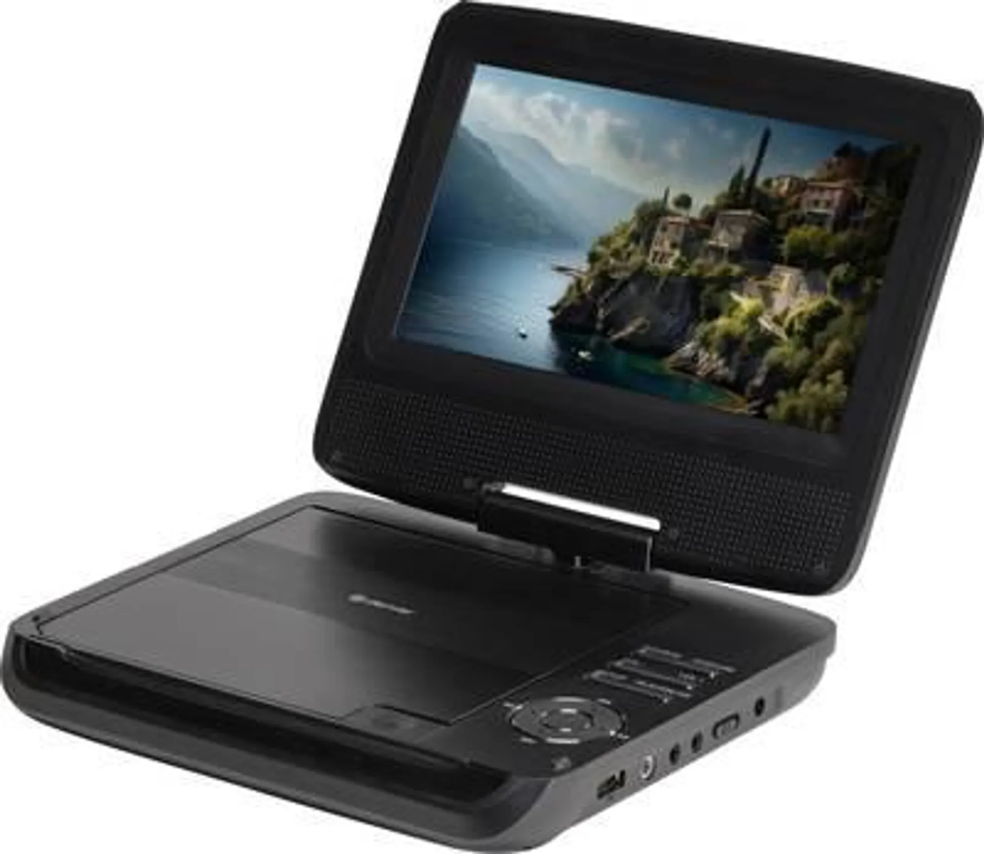 Denver MT-792 Portable DVD player 17.78 cm 7 inch EEC: B (A - G) Battery-powered, incl. 12V car power cable Black