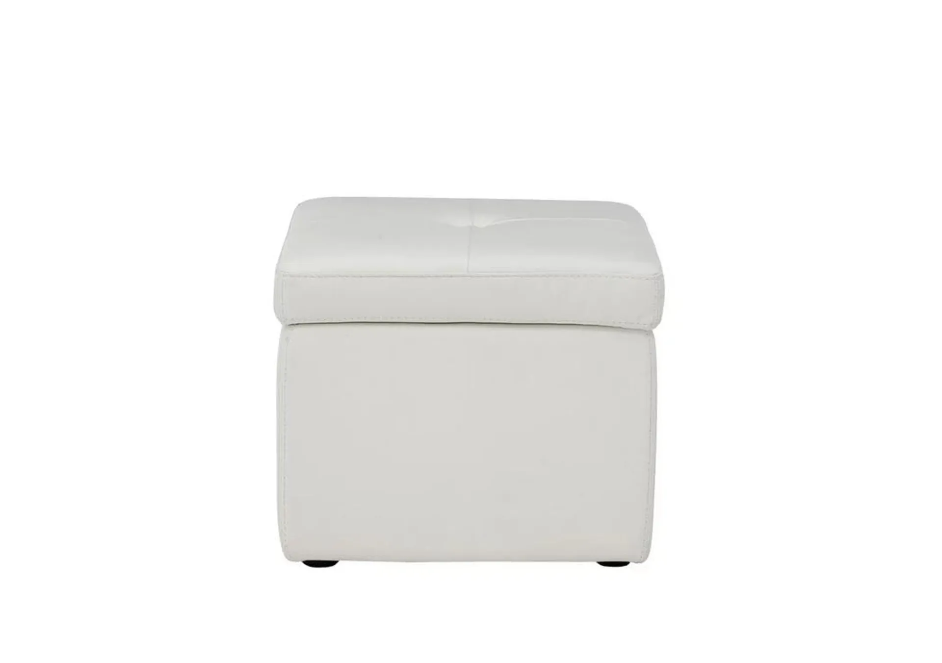 World of Leather Easy Tray Leather Storage Footstool - Limited Stock Available!