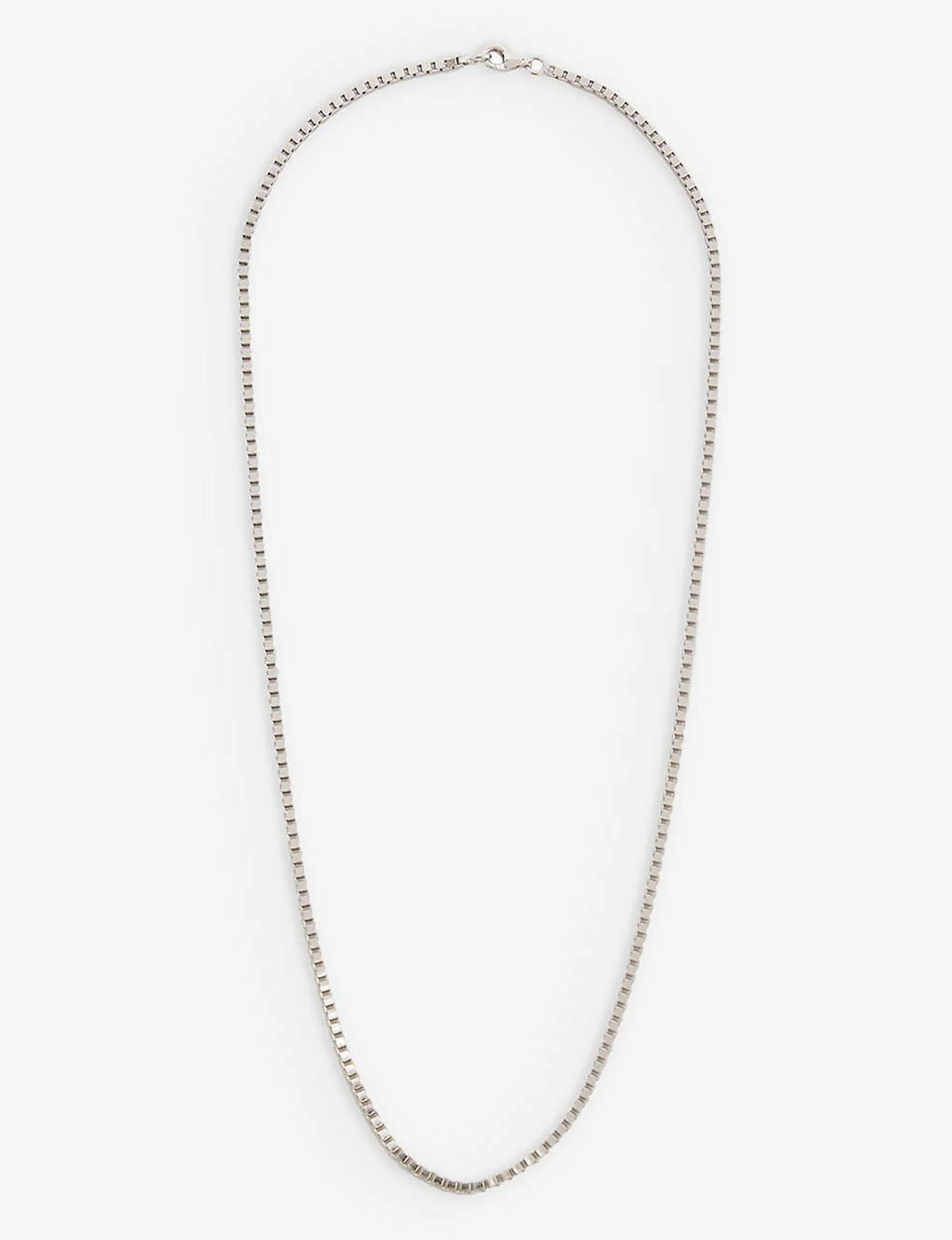Box chain 925 sterling-silver necklace