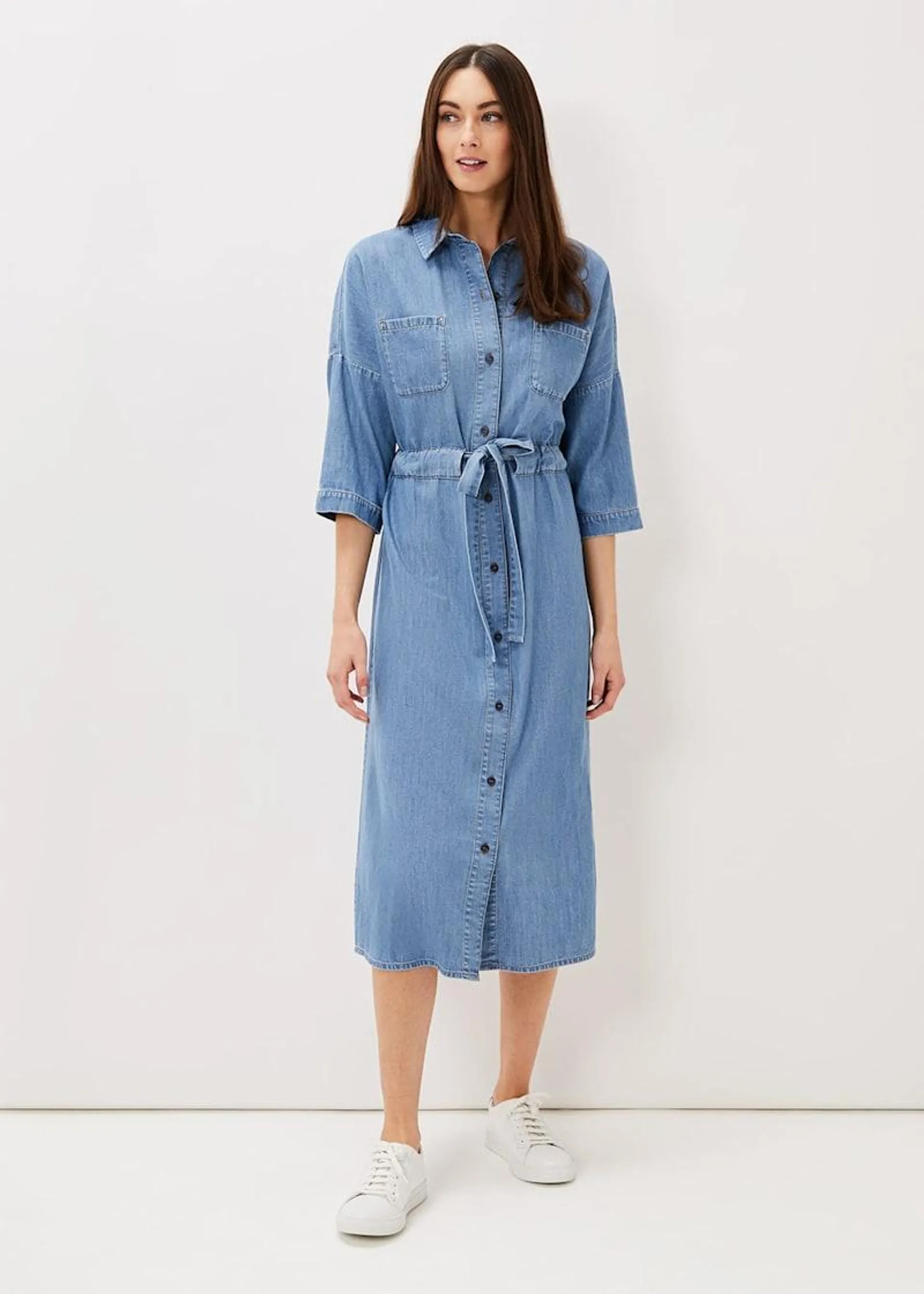 Louella Tie Shirt Dress