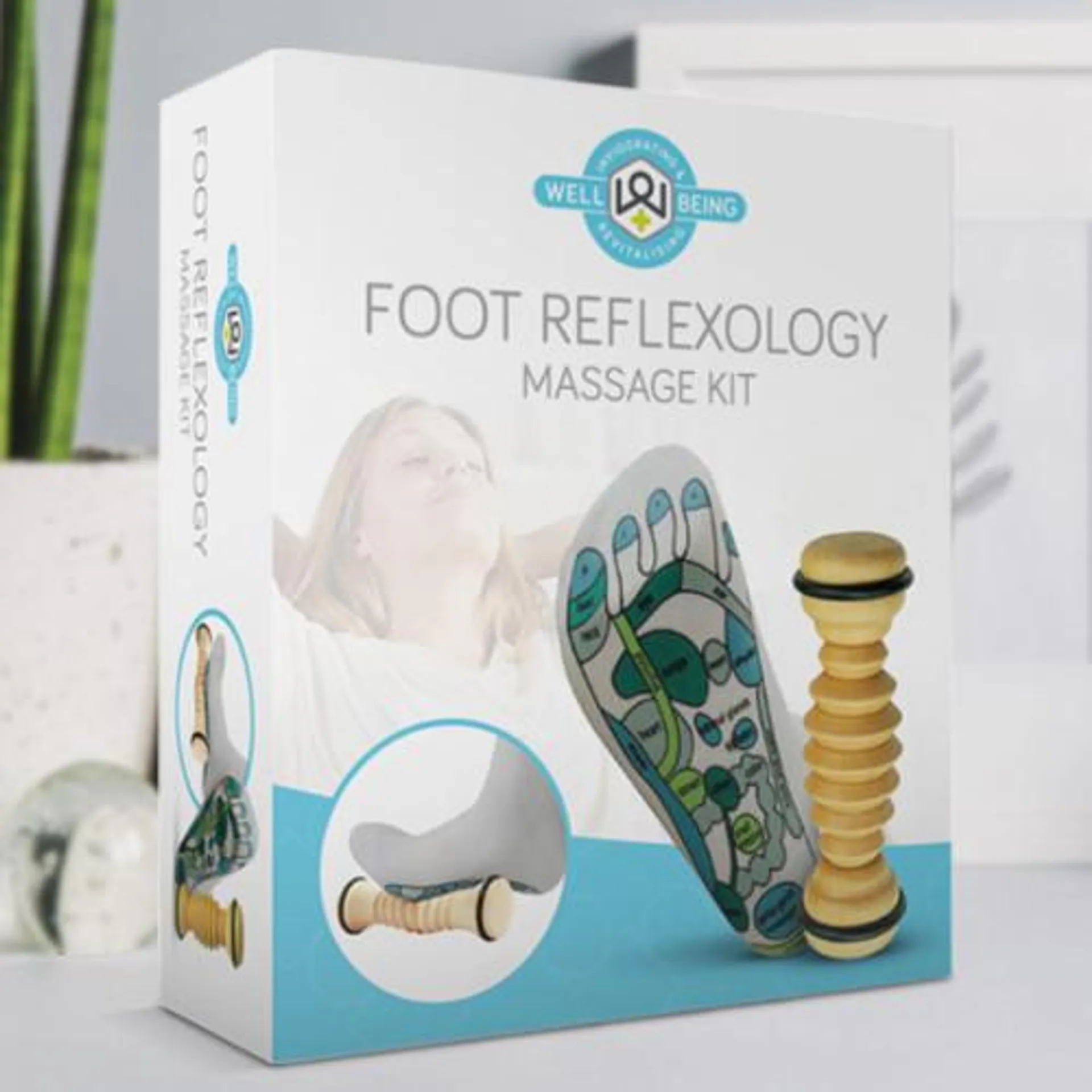 Foot Reflexology Massage Kit by WellBeing