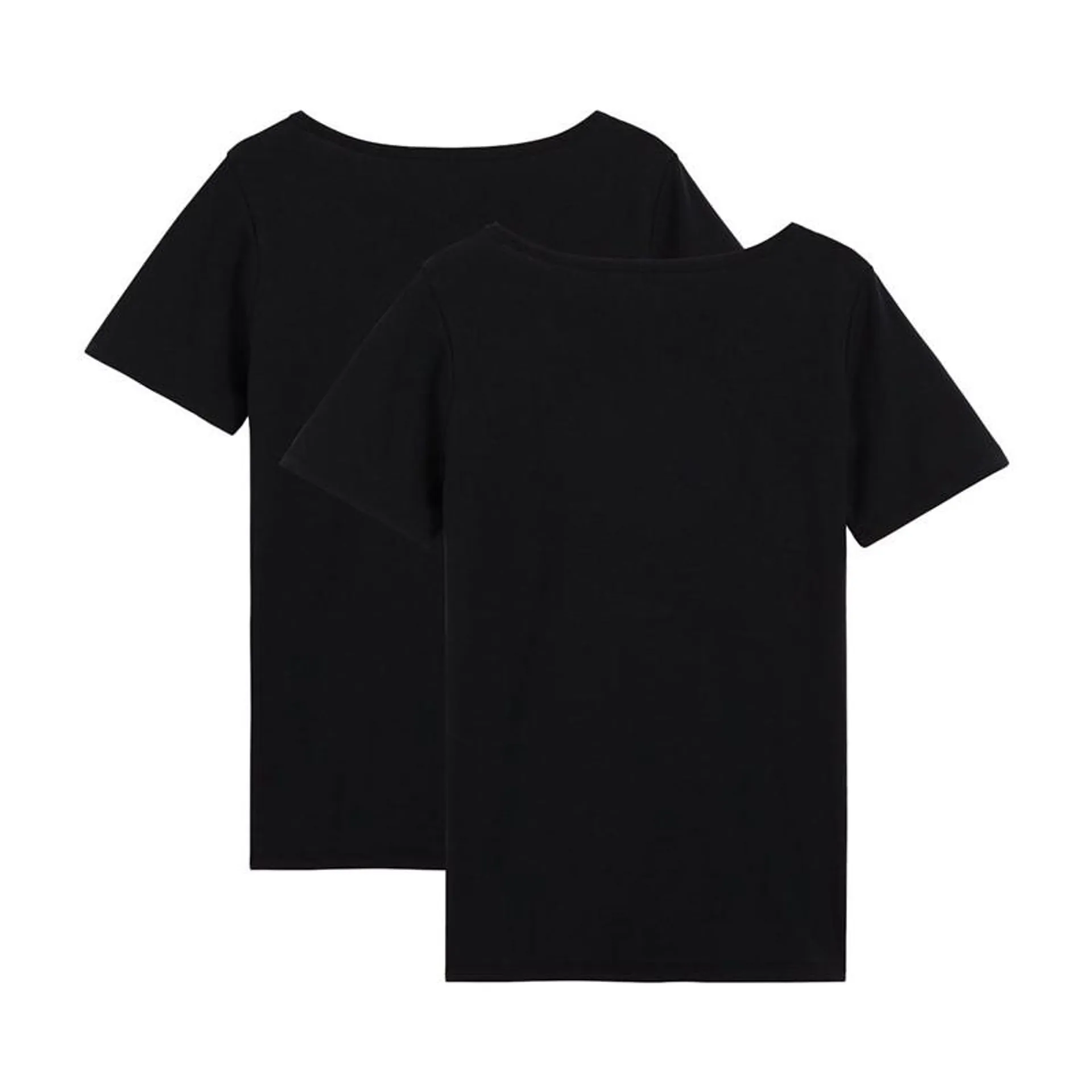 Levi's Womens Two Pack T-Shirts Plus Size Black/​Black