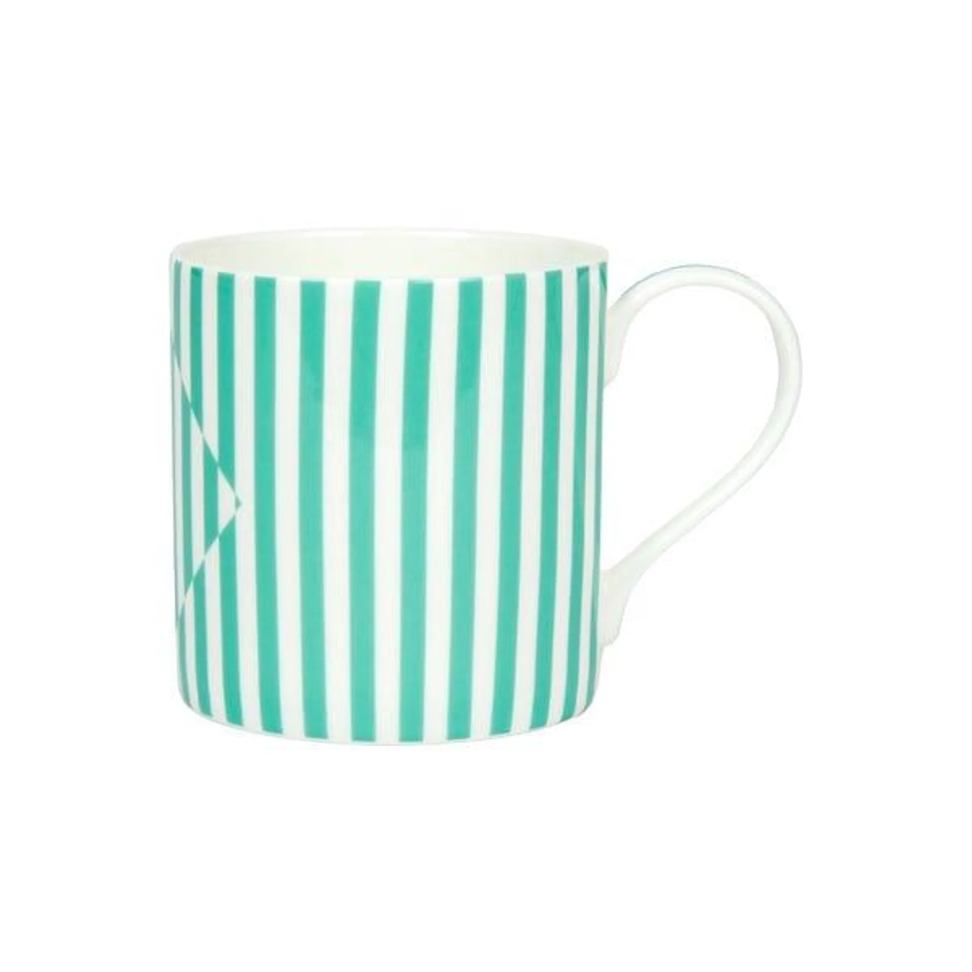 Richard Brendon Superstripe Eau de Nil Large Mug