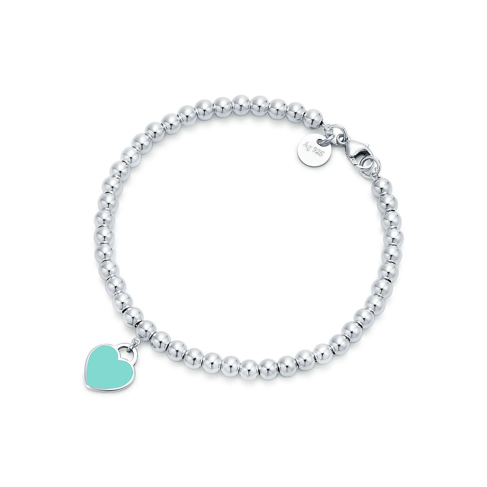 Tiffany Blue® Heart Tag Bead Bracelet