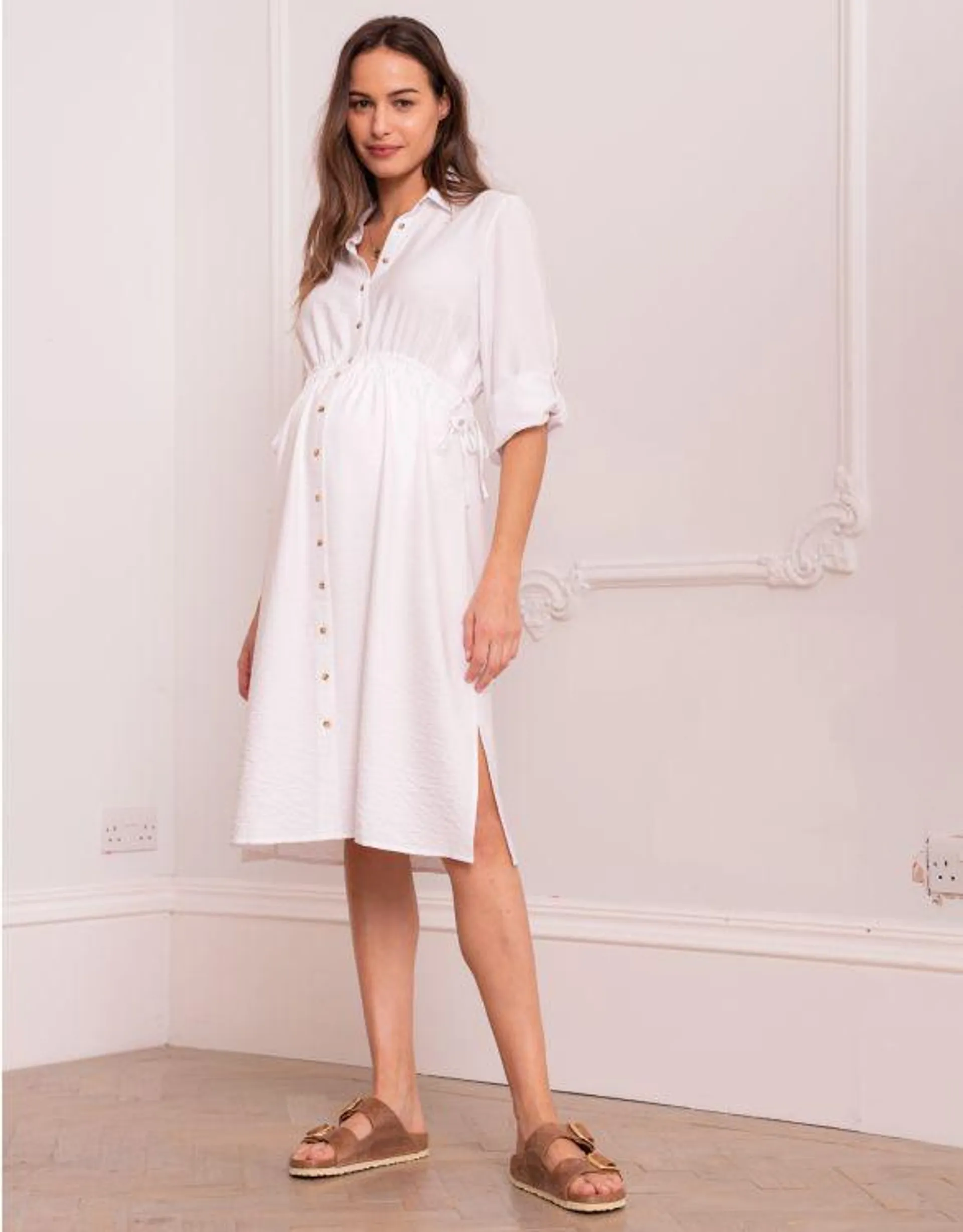 Maternity Shirt Dress