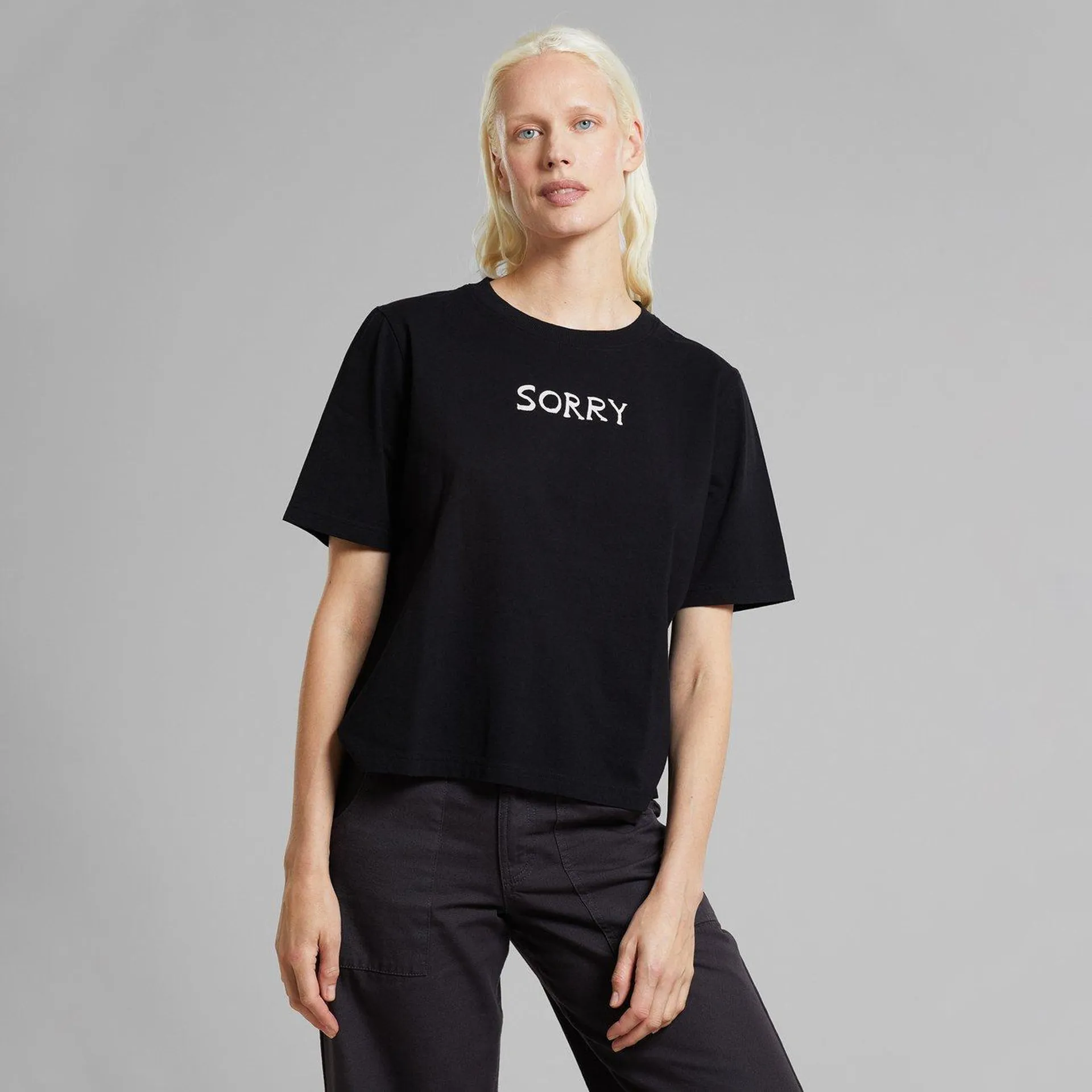 T-shirt Vadstena Sorry Black