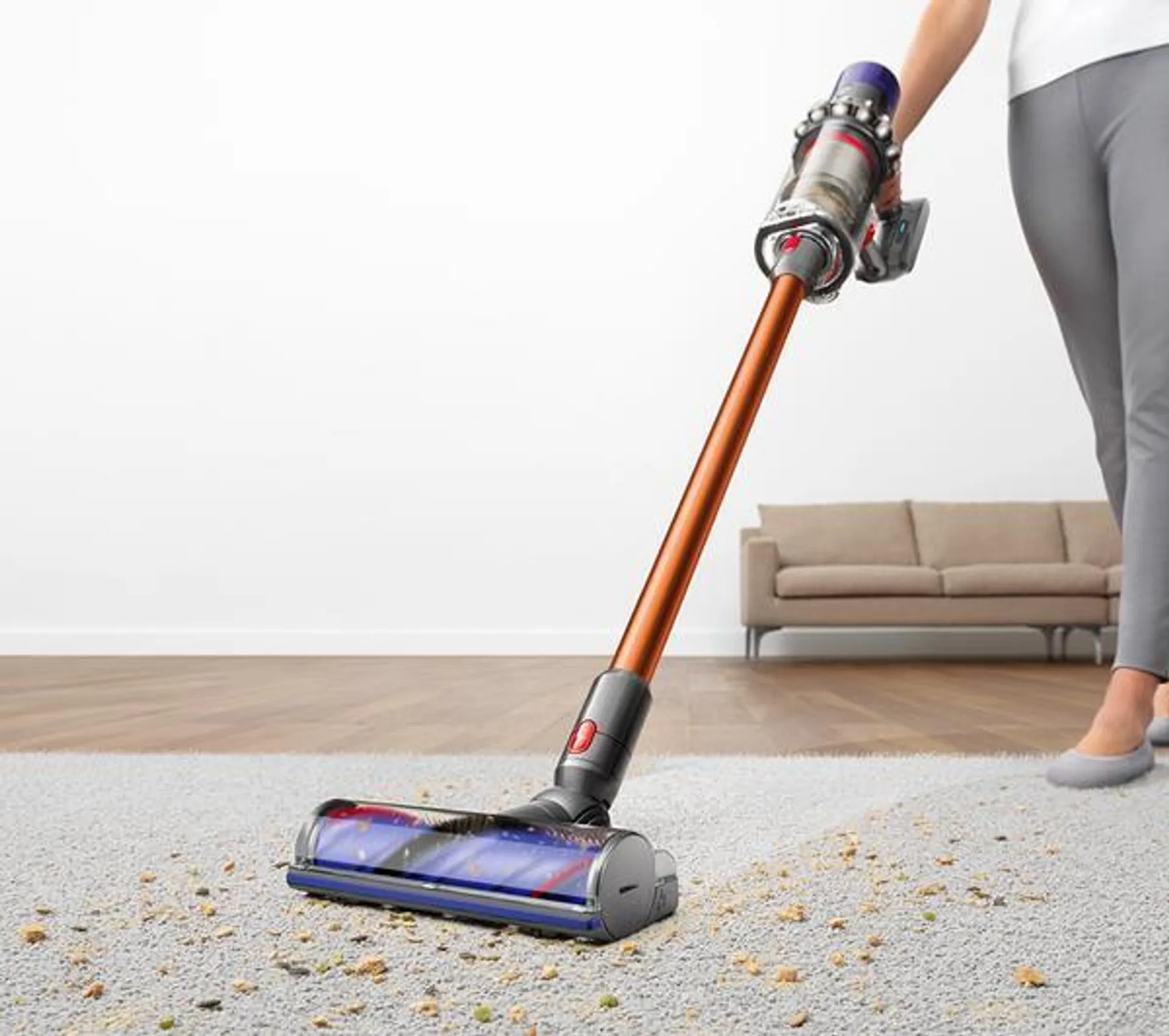 DYSON Cyclone V10 Total Clean Cordless Vacuum Cleaner - Grey & Purple