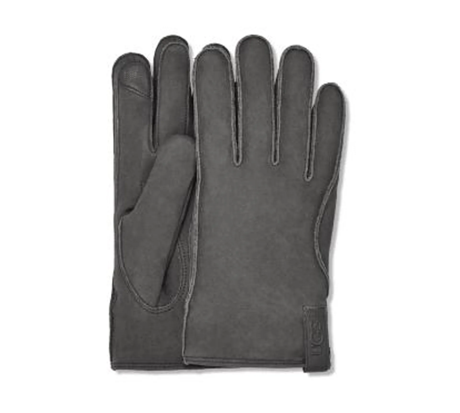 Leather Clamshell Logo Glove