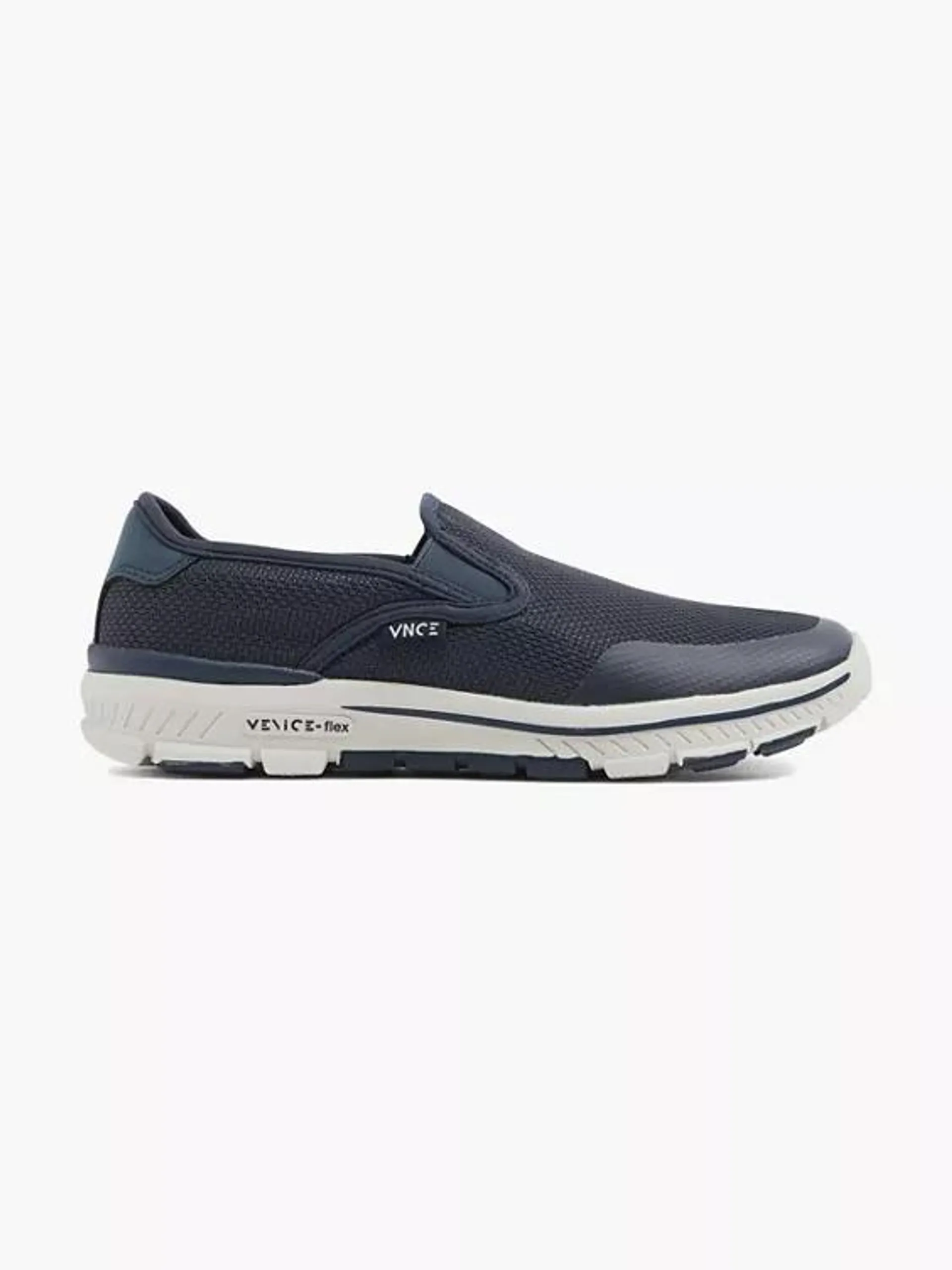 Mens Venice Navy Casual Slip-on Shoes