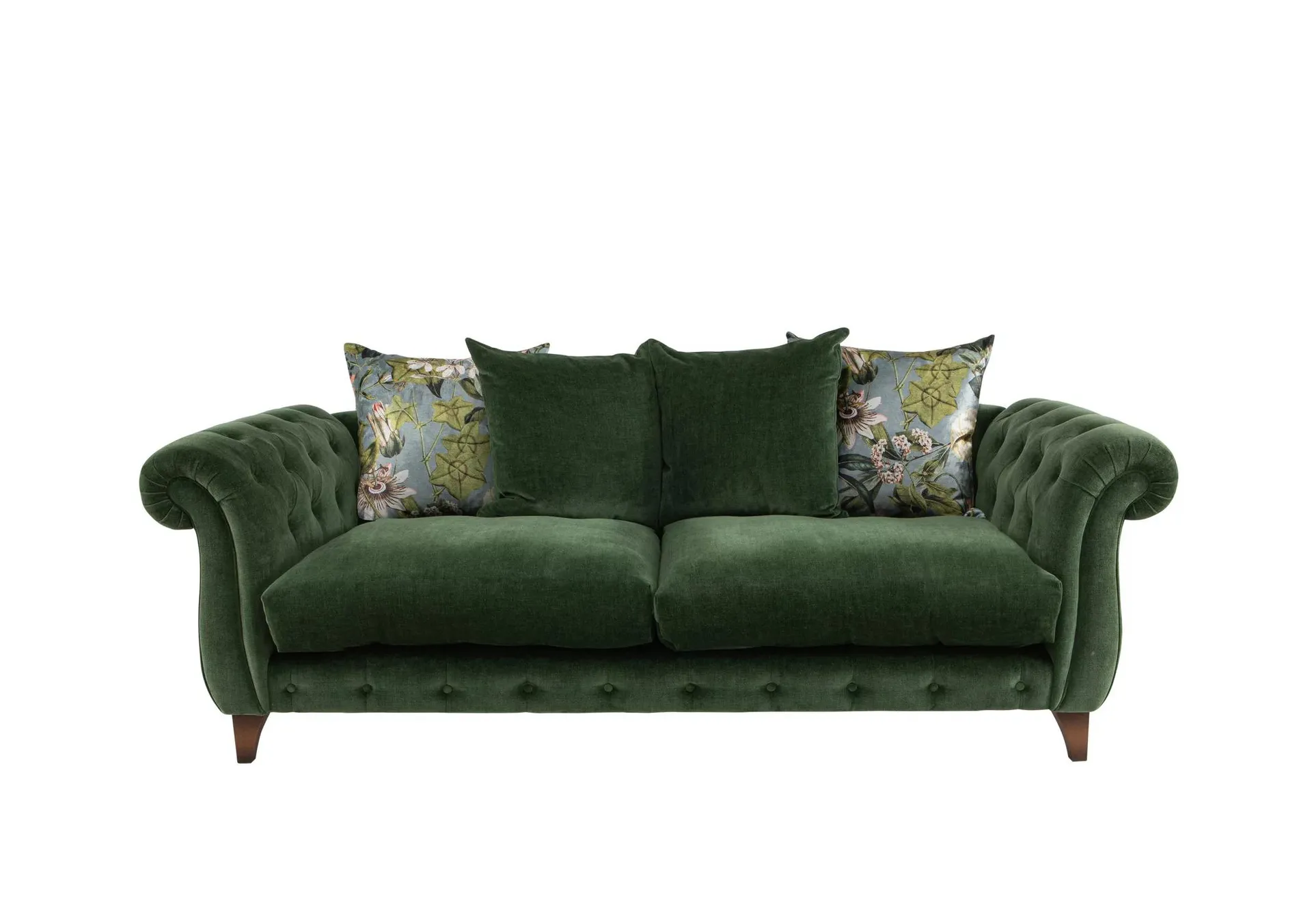 Boutique Palace Fabric 2 Seater Scatter Back Sofa