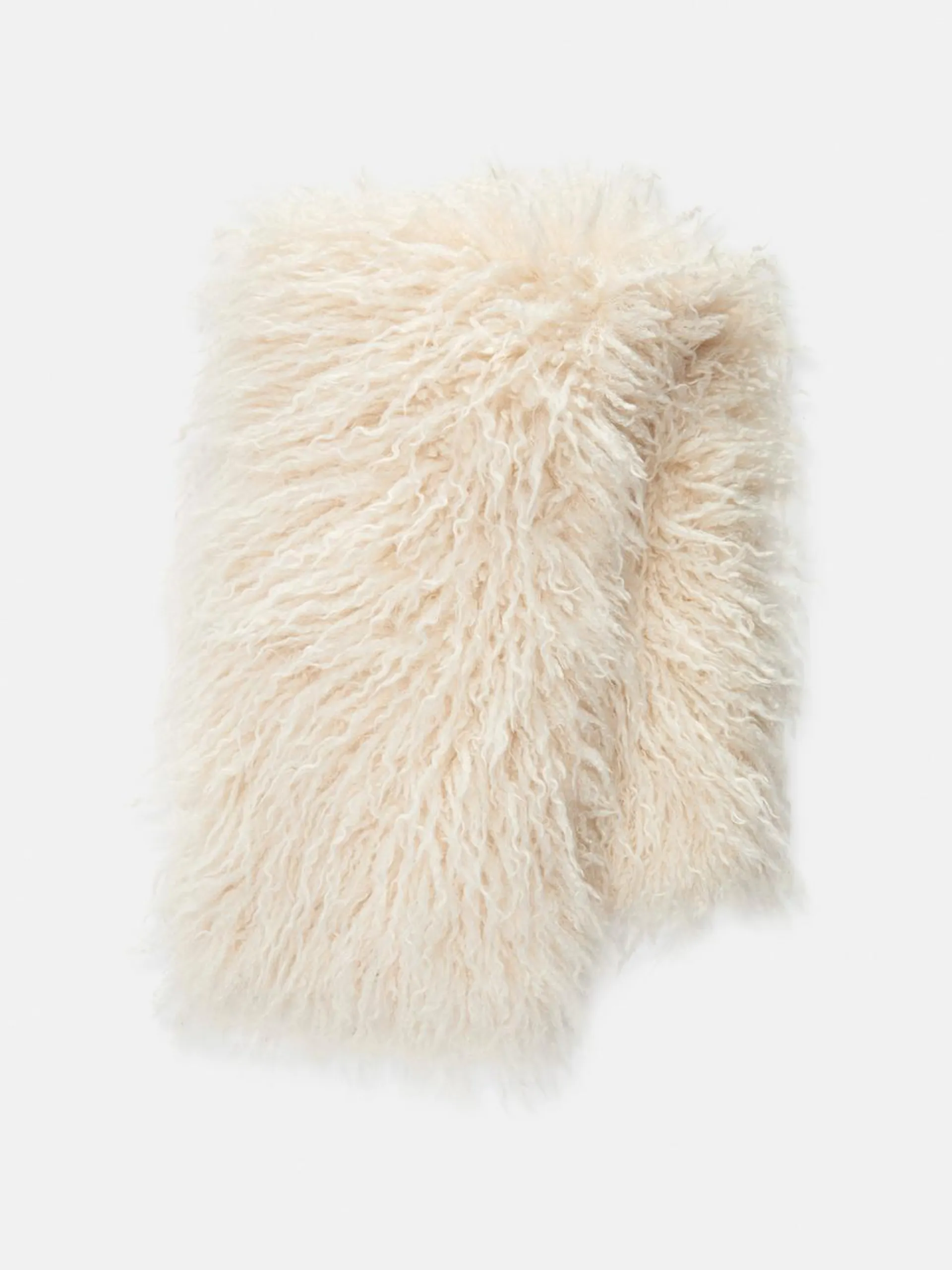 Rita Ora Faux Fur Shaggy Scarf