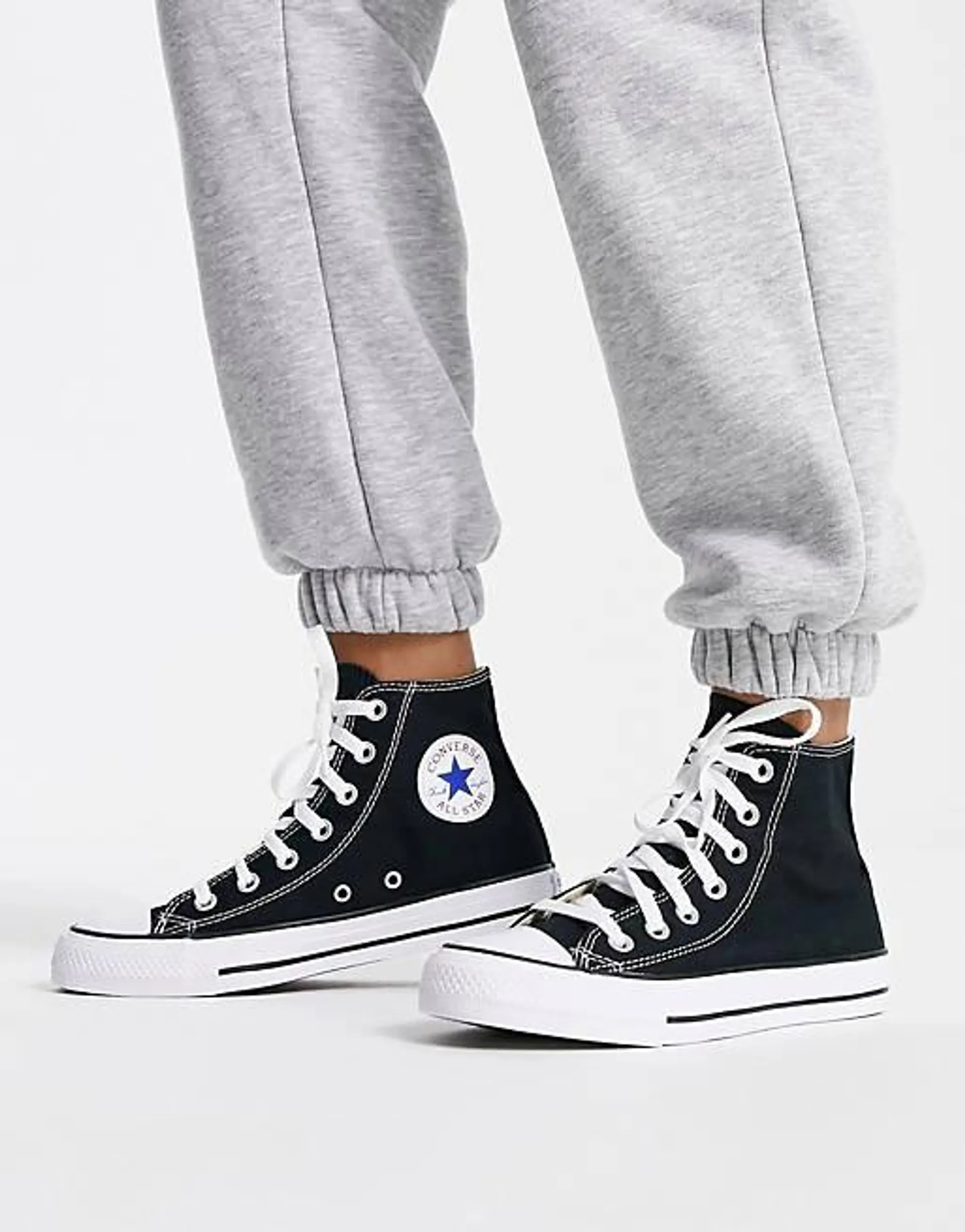 Converse Chuck Taylor All Star Hi unisex trainers in black