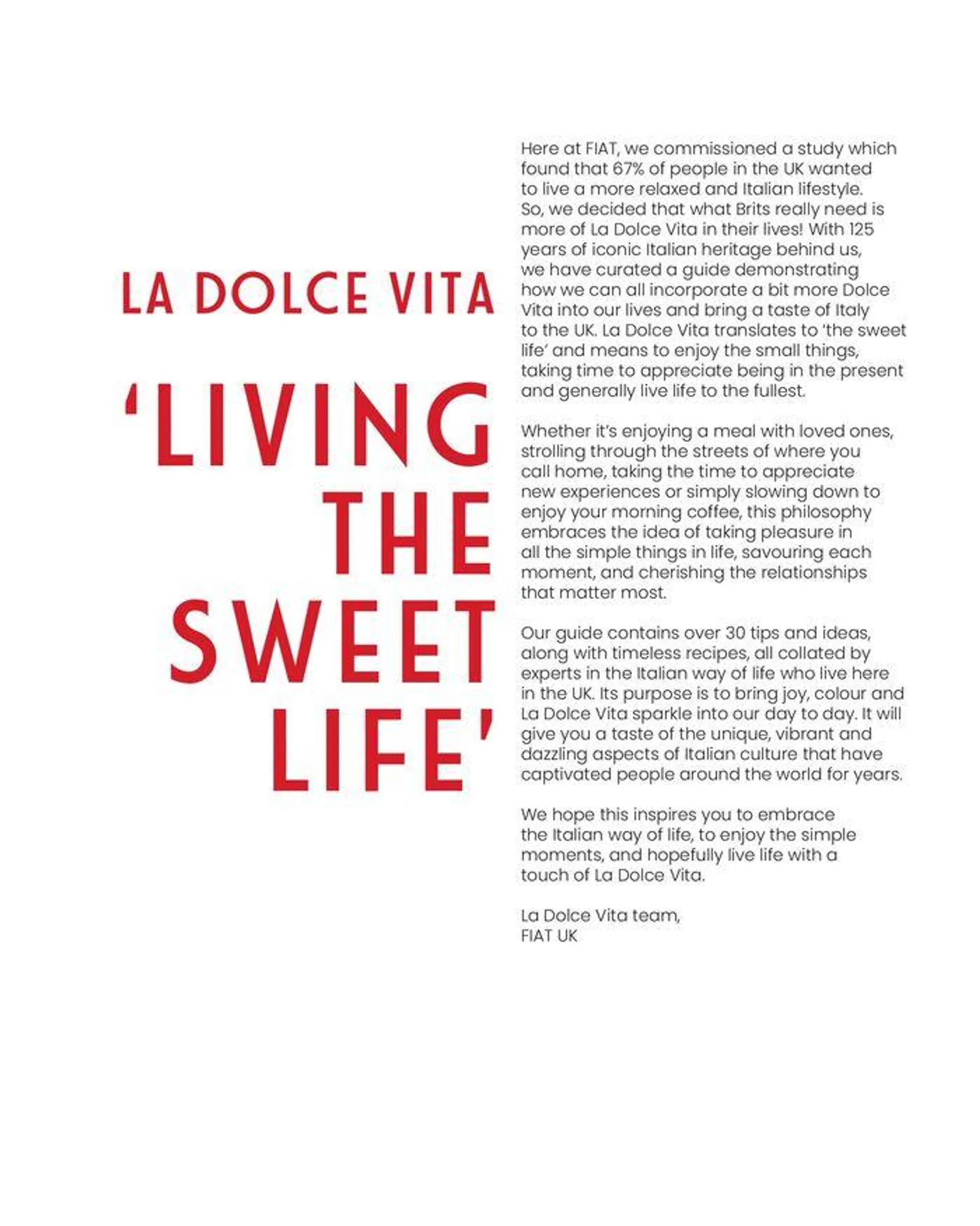 La Dolce Vita Guide - 7