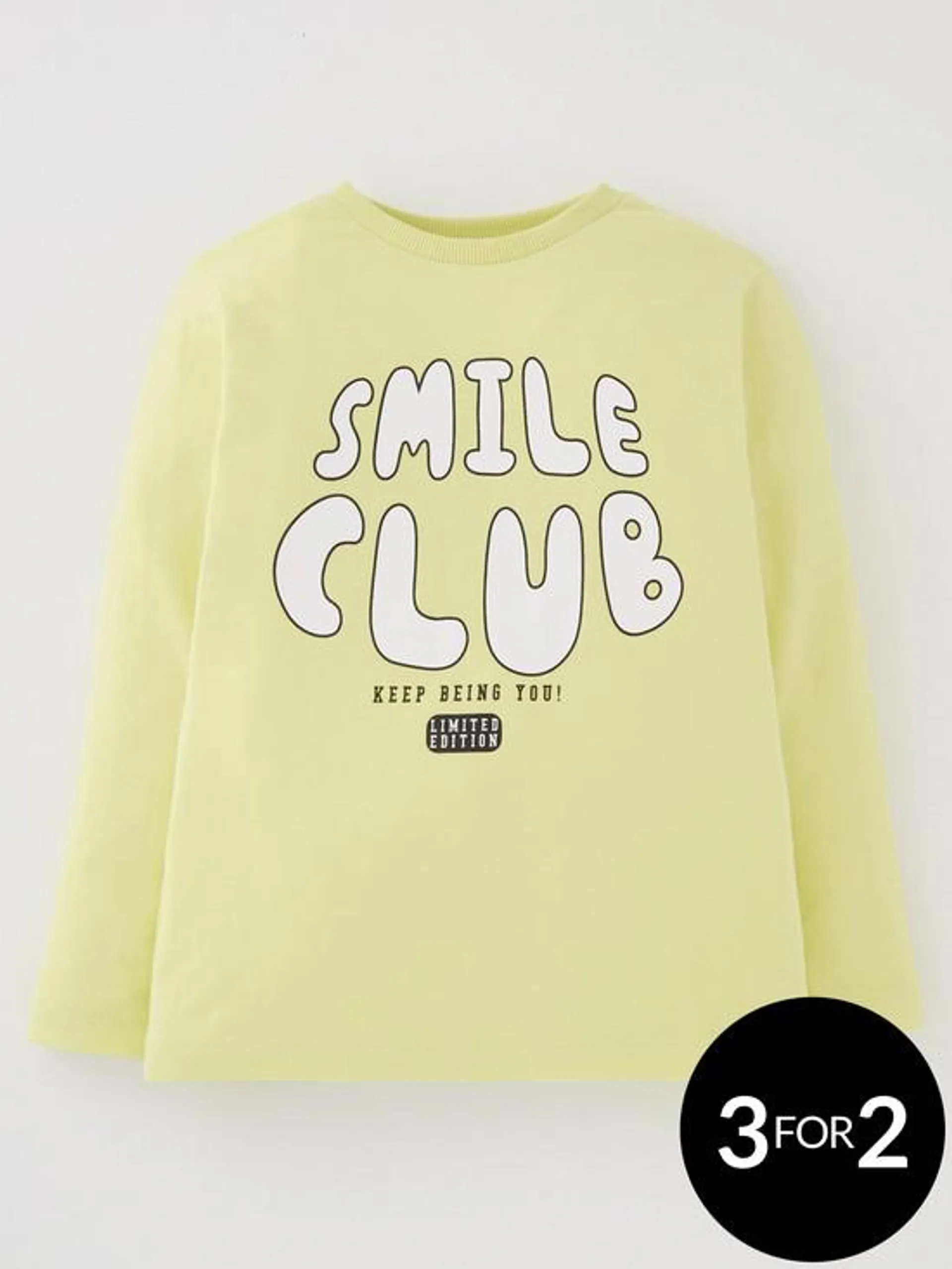 Boys Smile Club Ls T-Shirt