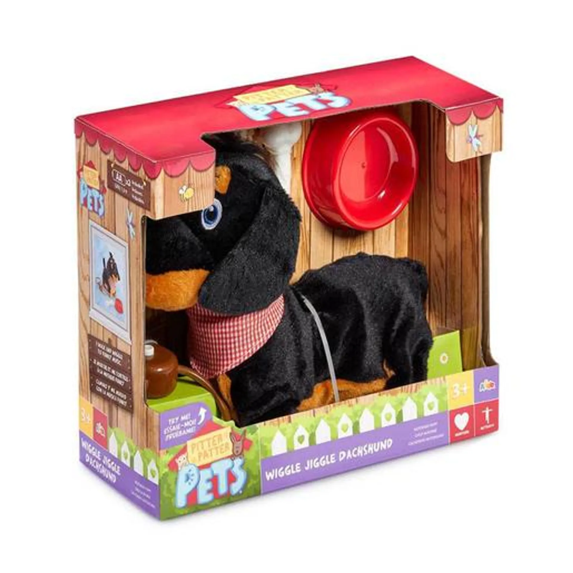 Pitter Patter Pets Wiggle Jiggle Dachshund Electronic Pet