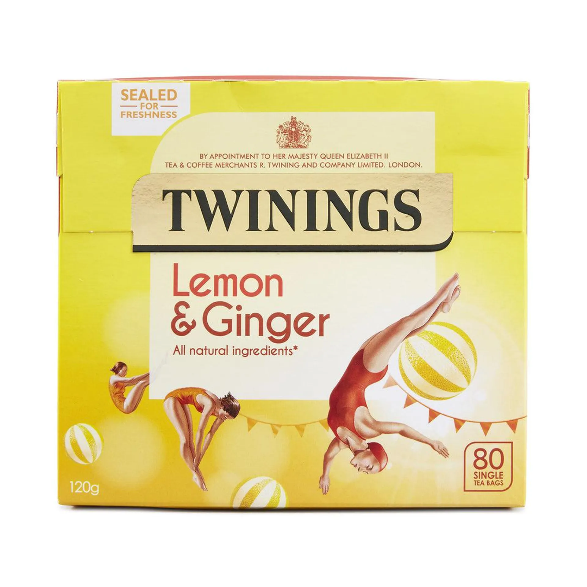 Lemon & Ginger 80 Tea Bags