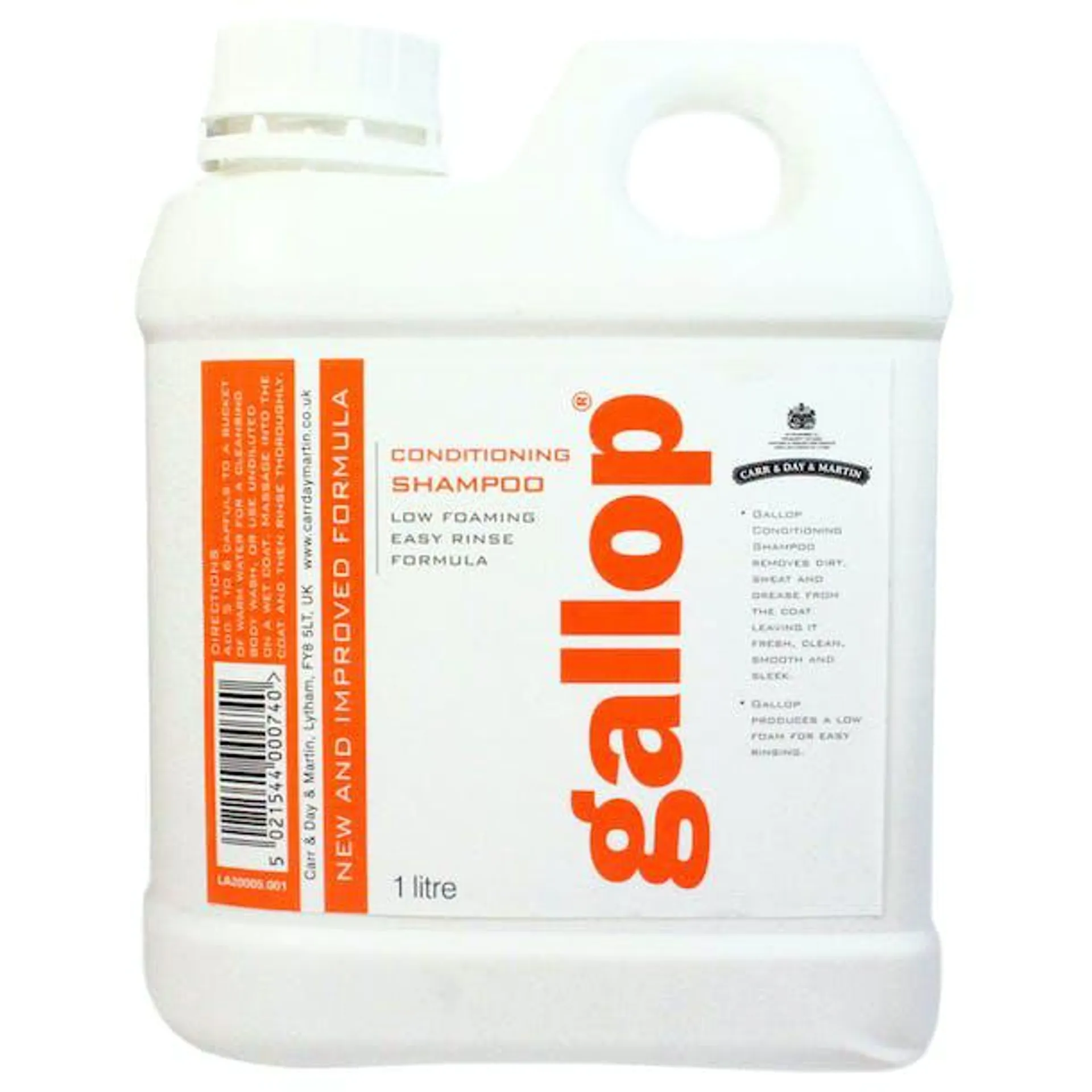 Carr Day and Martin Gallop Conditioning 1 Litre Horse Shampoo