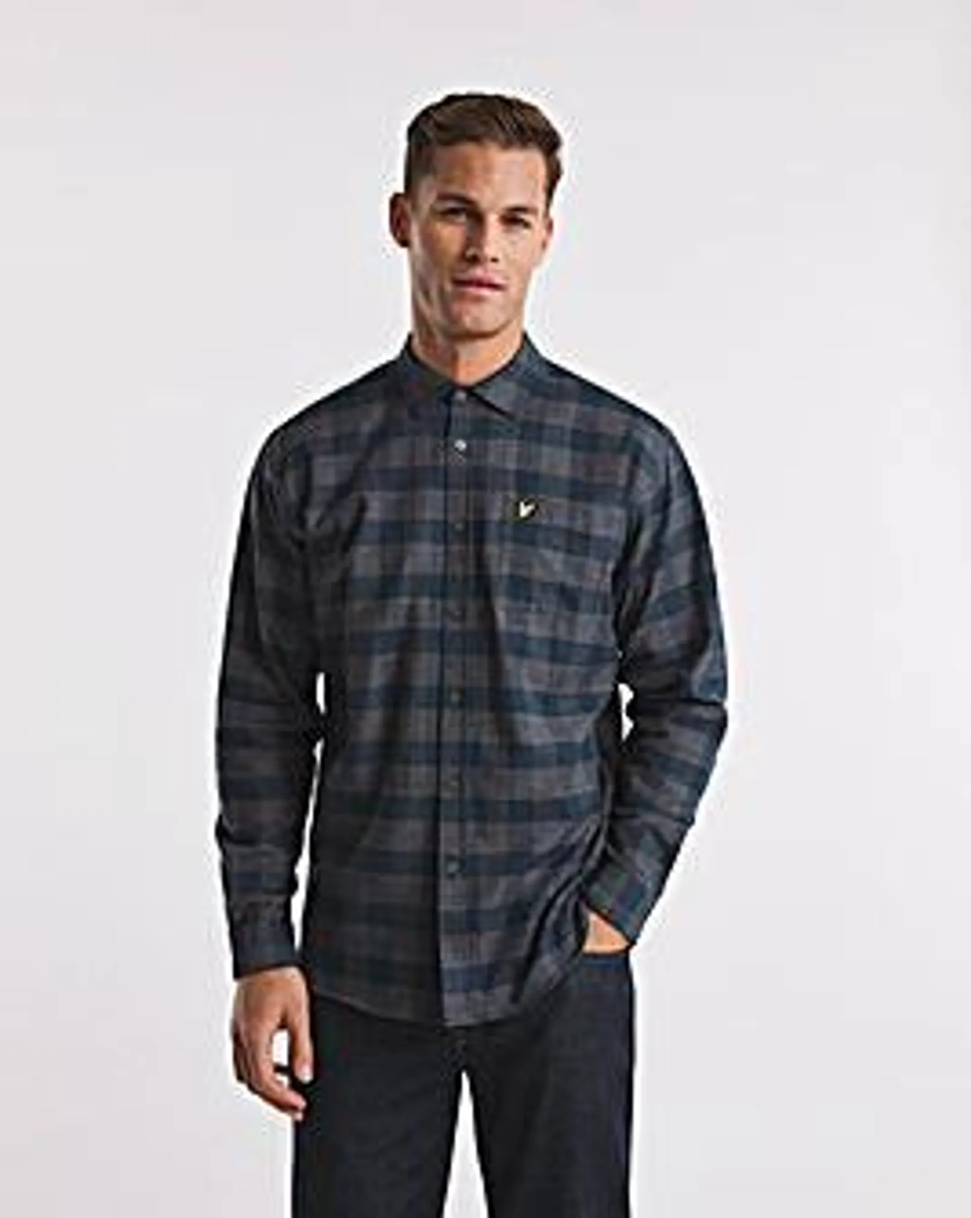 Lyle & Scott Long Sleeve Check Overshirt