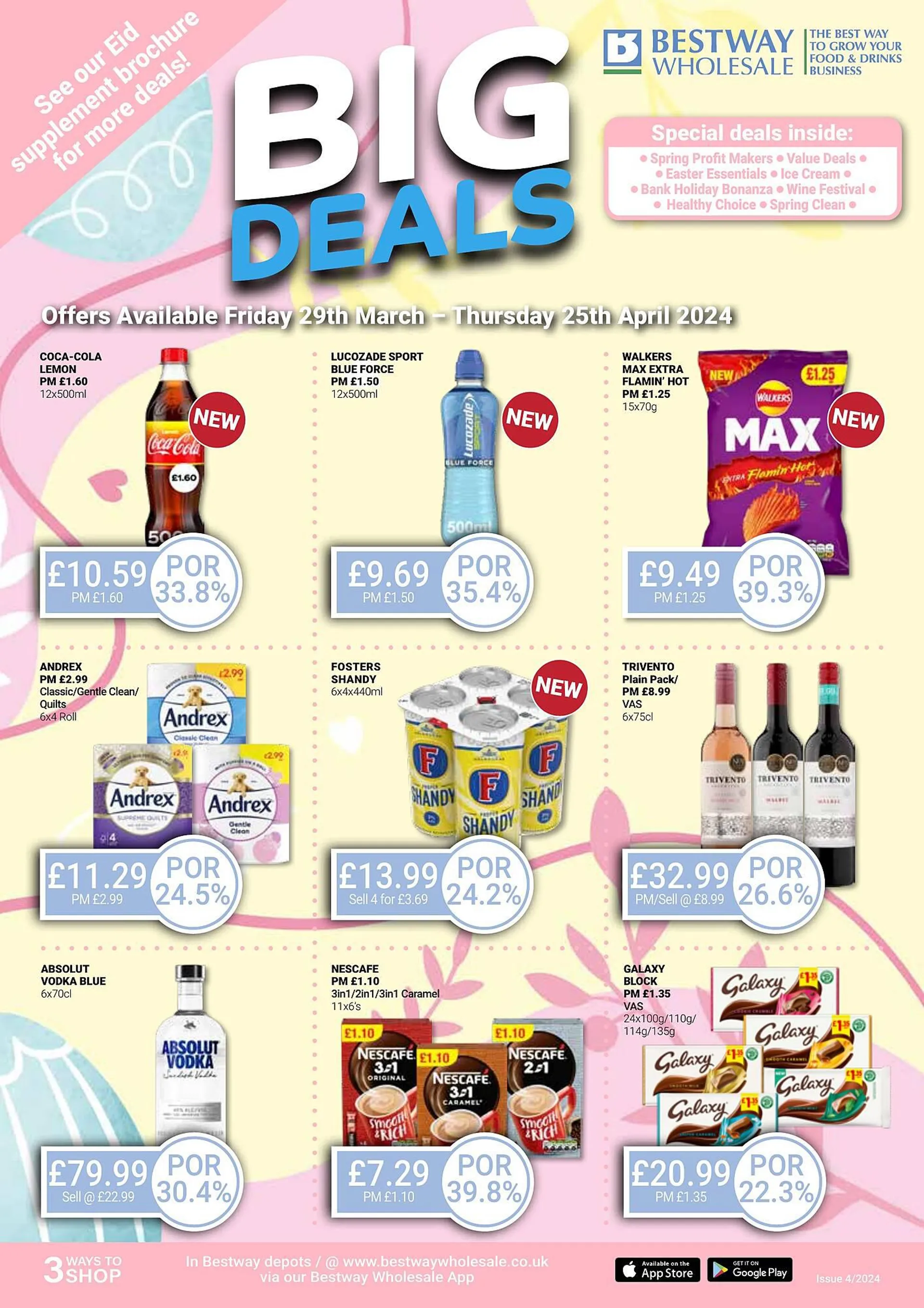 Bestway leaflet from 29 March to 25 April 2024 - Catalogue Page 1