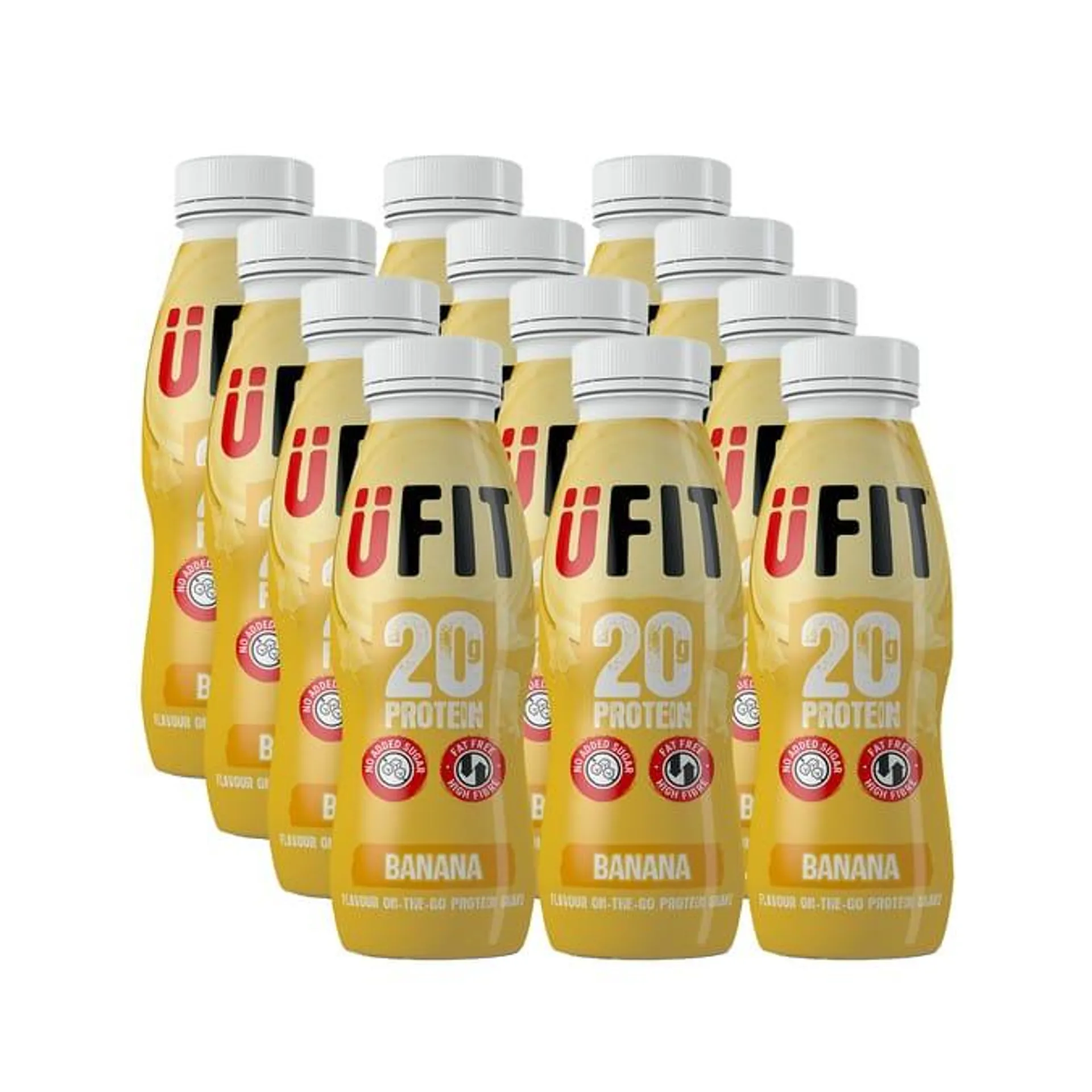 Ufit Banana Protein Shake 250g x12